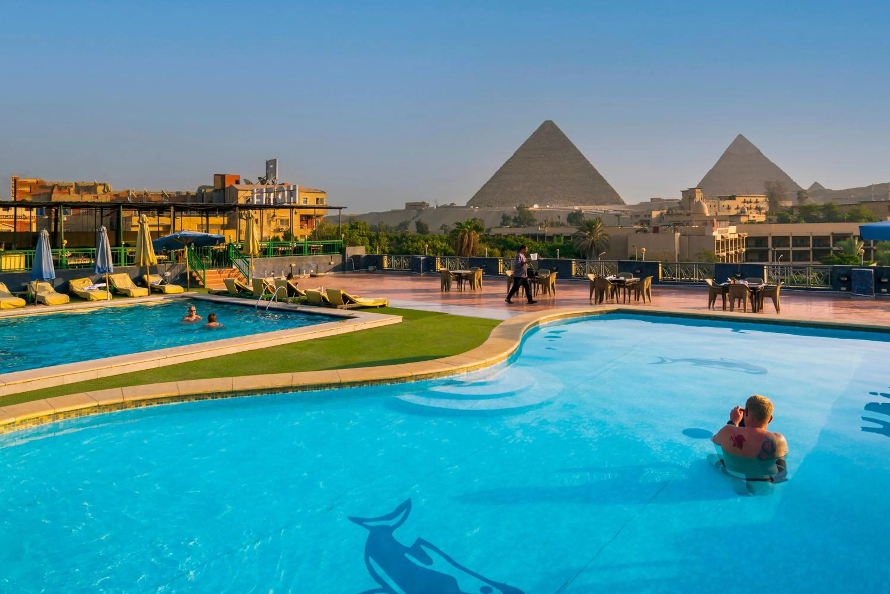 Natural landscape in Regency Pyramids Hotel