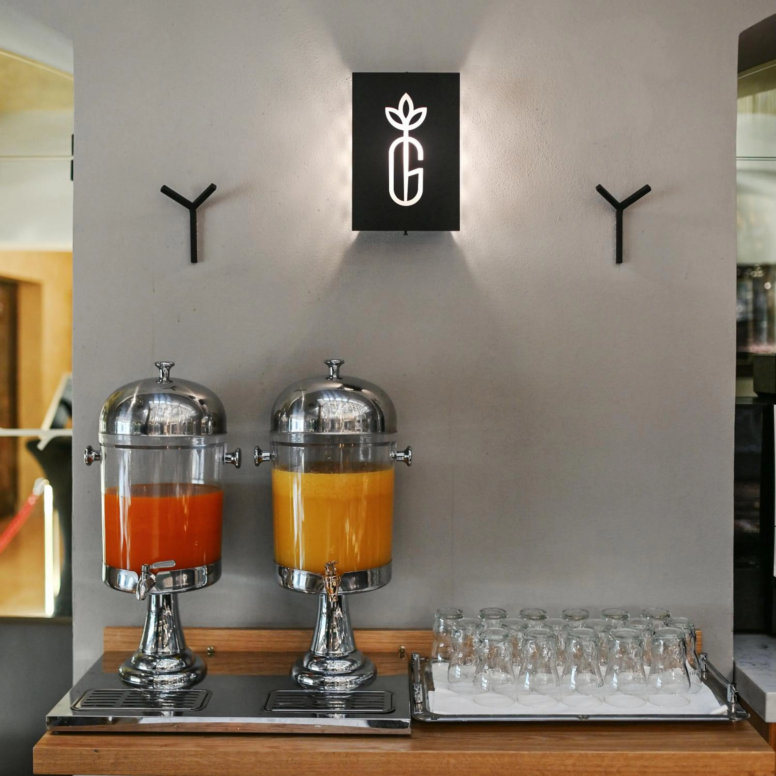 Restaurant/places to eat in Grandhotel Brno