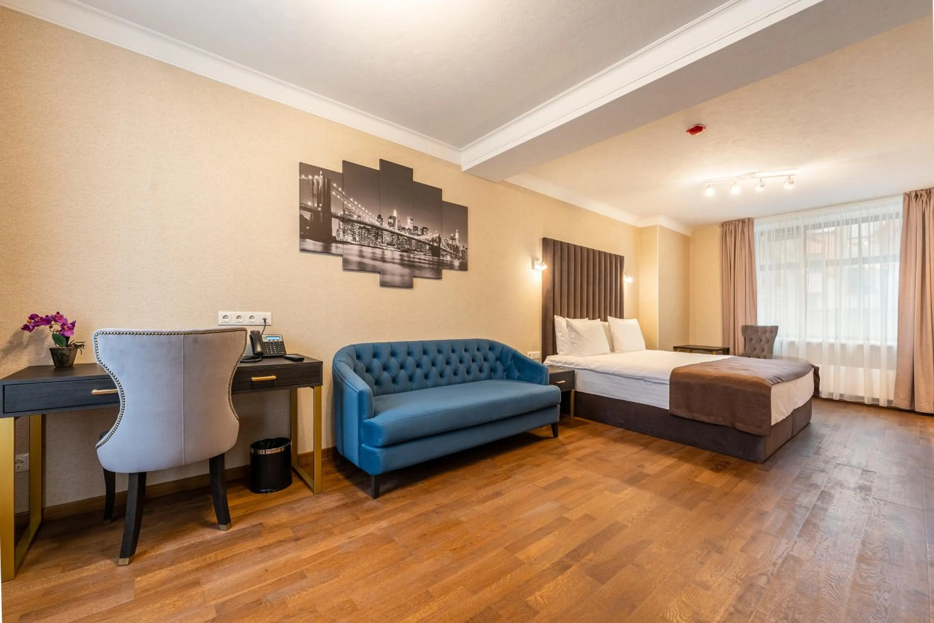 Bed in Old Riga Plaza Hotel