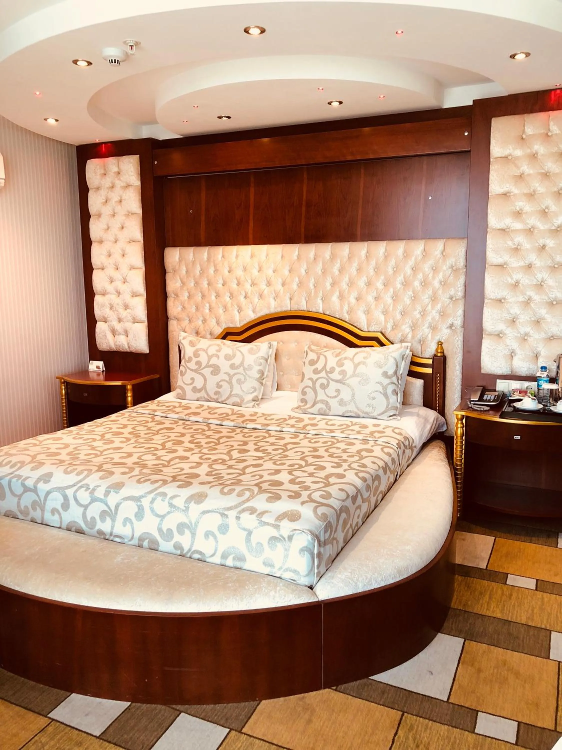 Bed in Grand Amisos Hotel