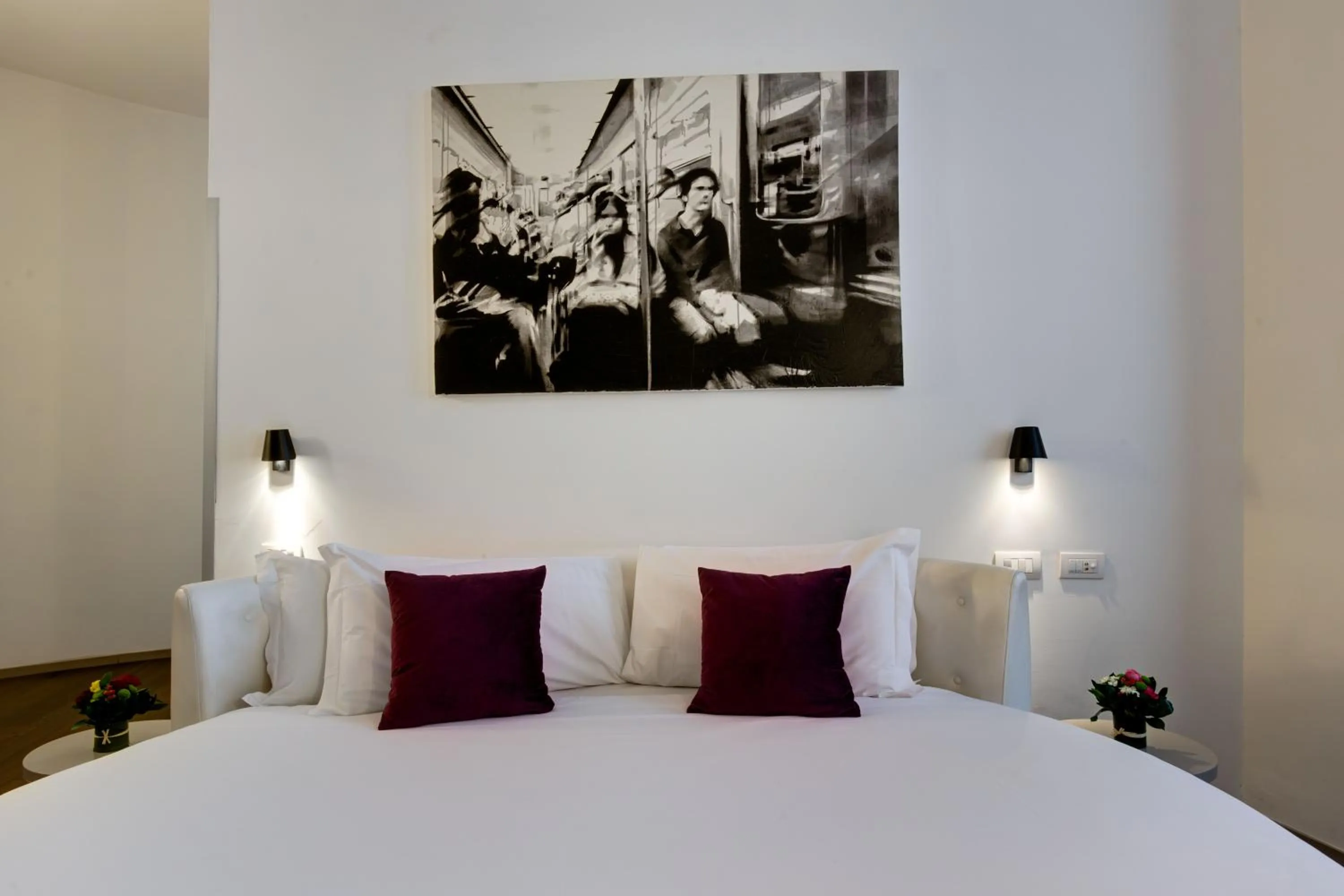 Bed in V Collection Piazza Farnese Luxury Suites