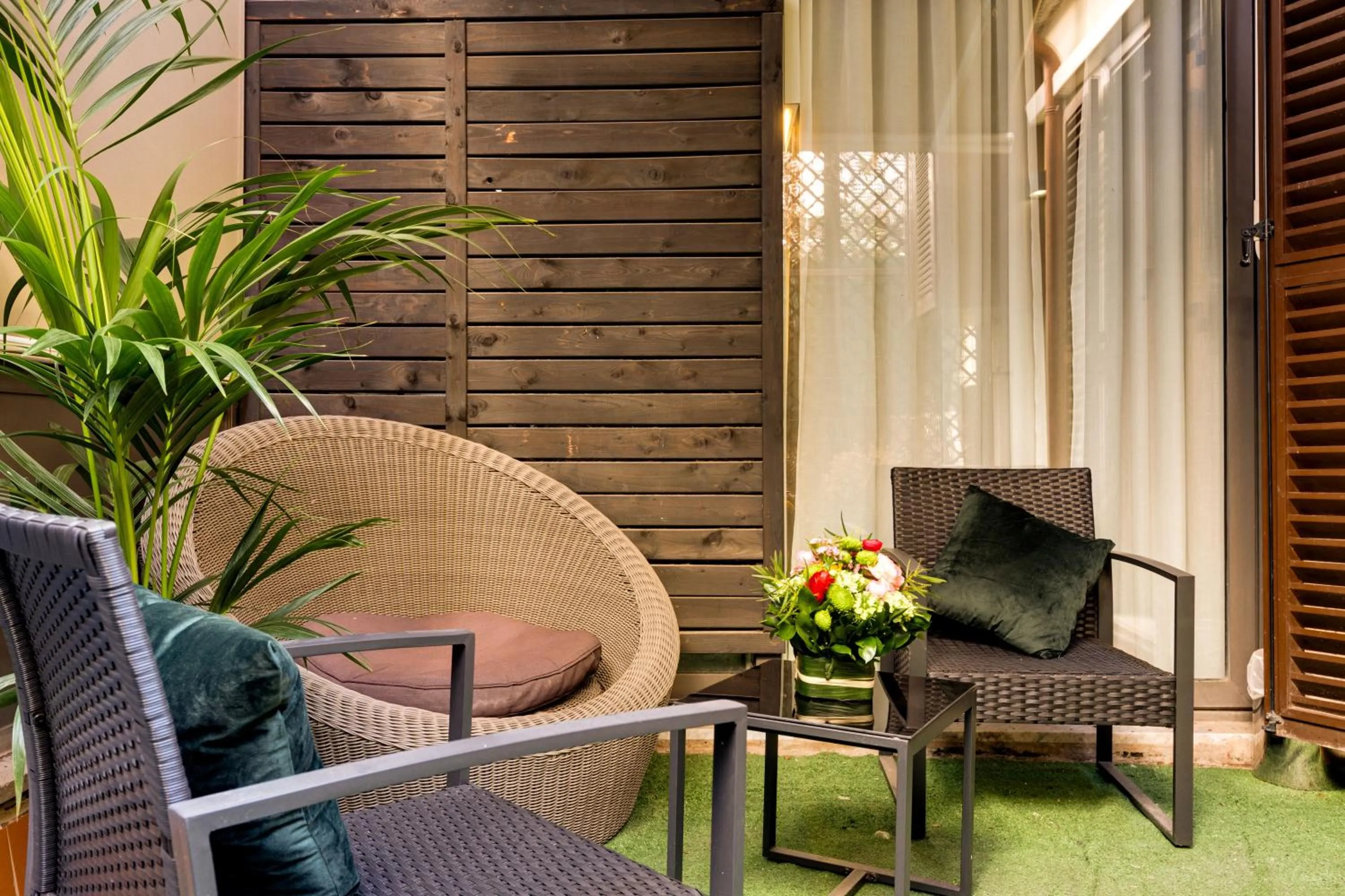 Balcony/Terrace in V Collection Piazza Farnese Luxury Suites