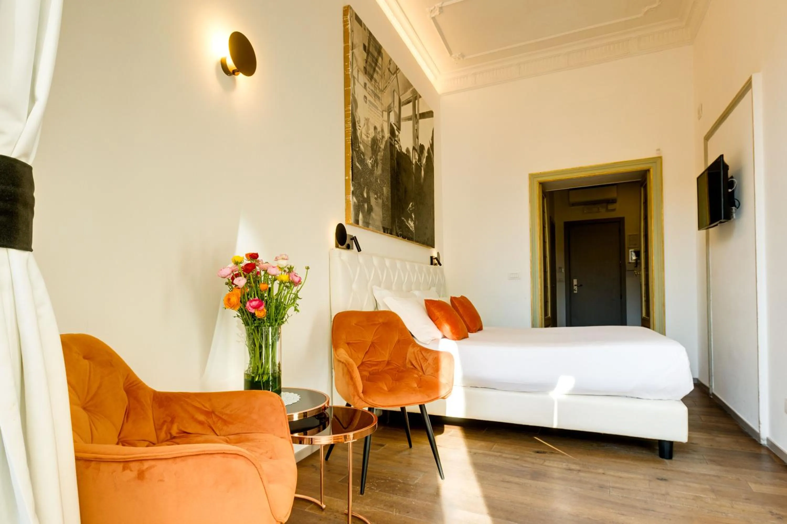 Bedroom, Bed in V Collection Piazza Farnese Luxury Suites