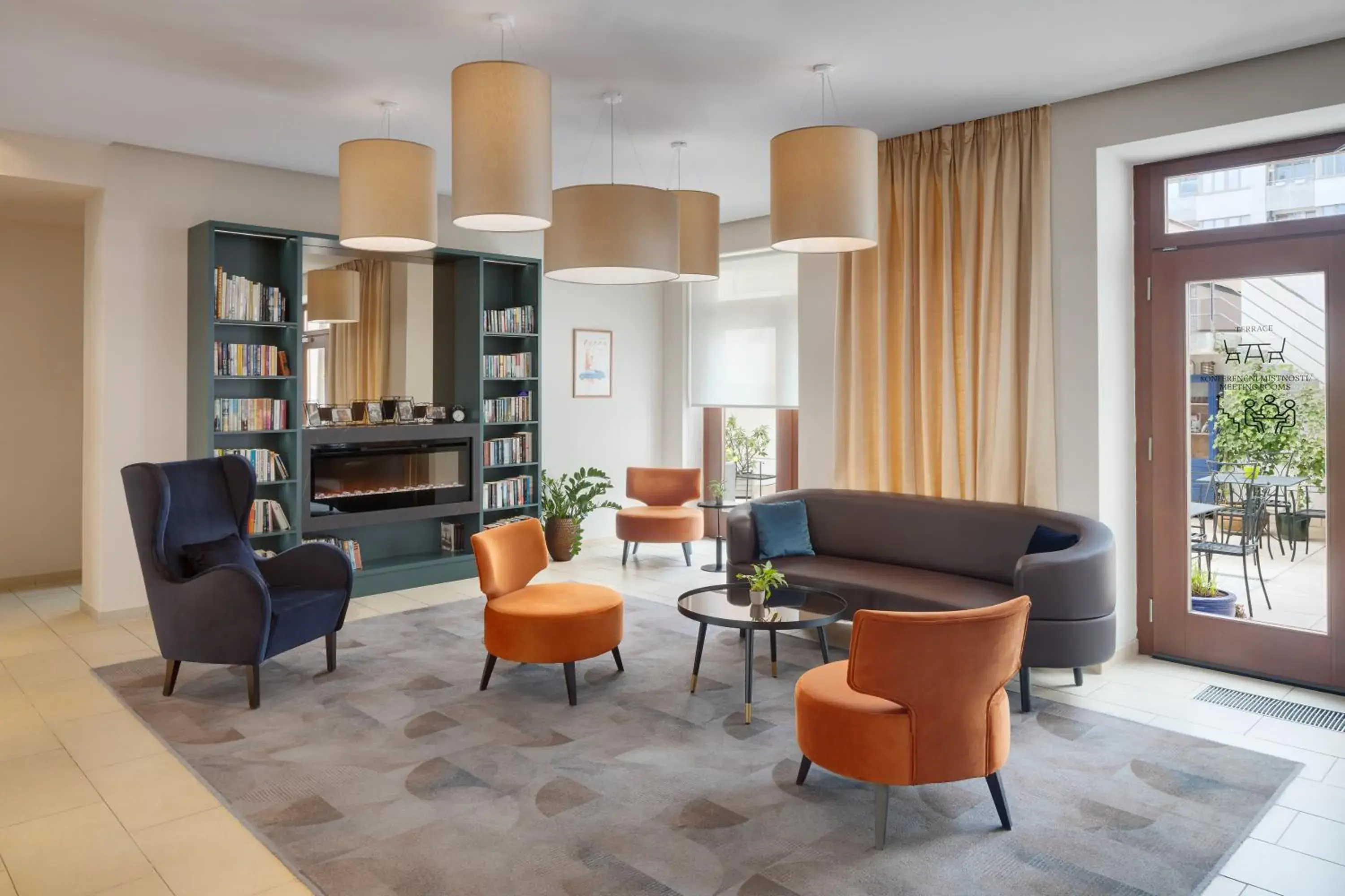 Lobby or reception in Hotel Carol Lobby or reception in Hotel Carol