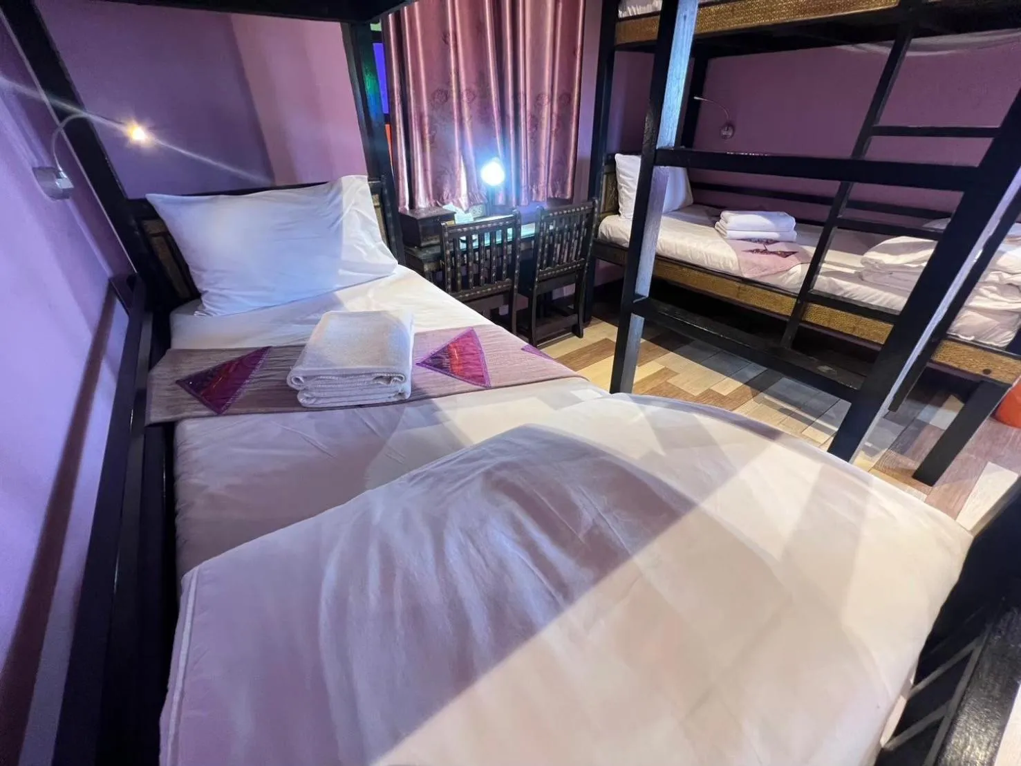 Bed in Changpuak Boutique House