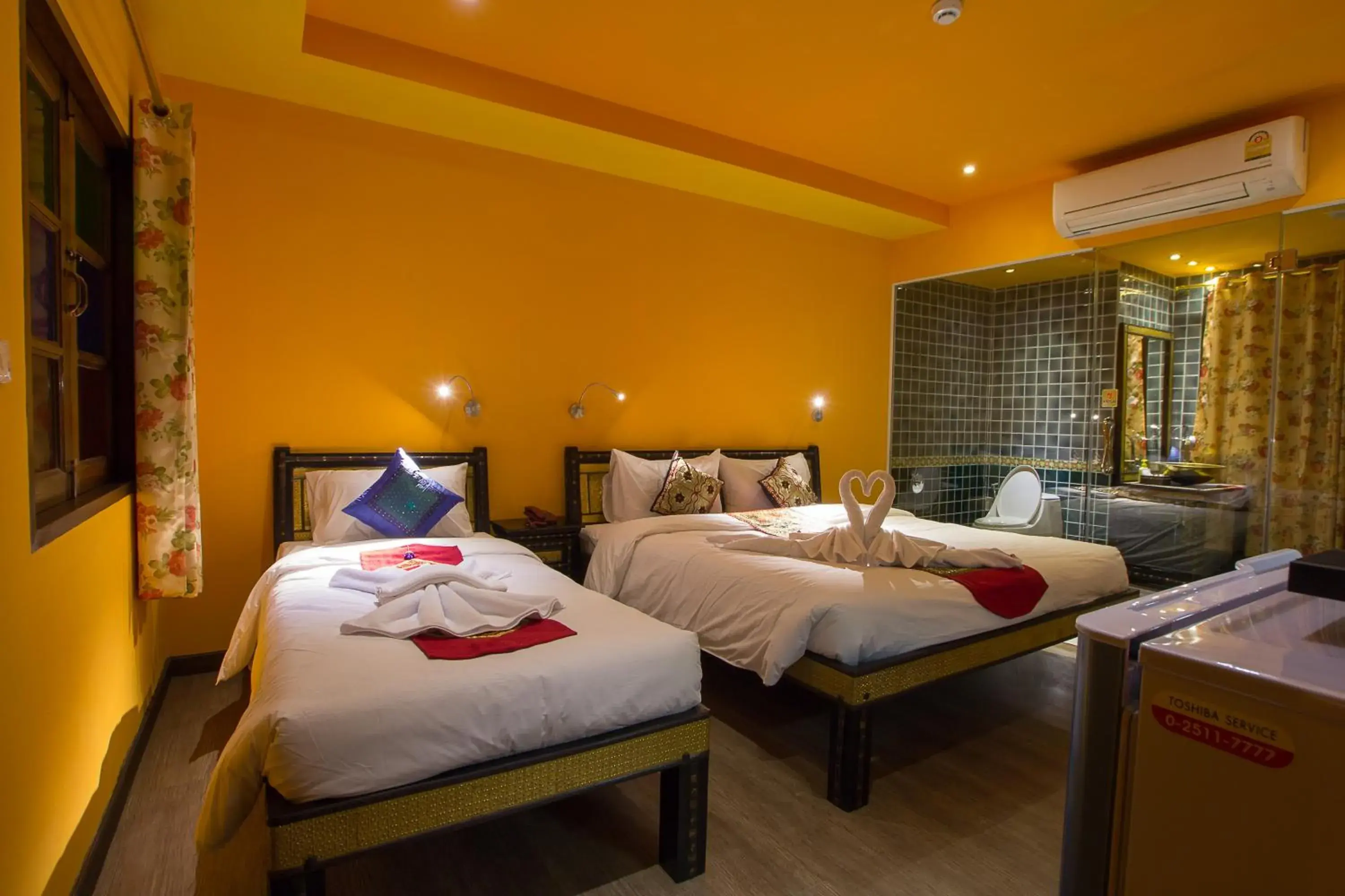 Deluxe Triple Room in Changpuak Boutique House Deluxe Triple Room in Changpuak Boutique House