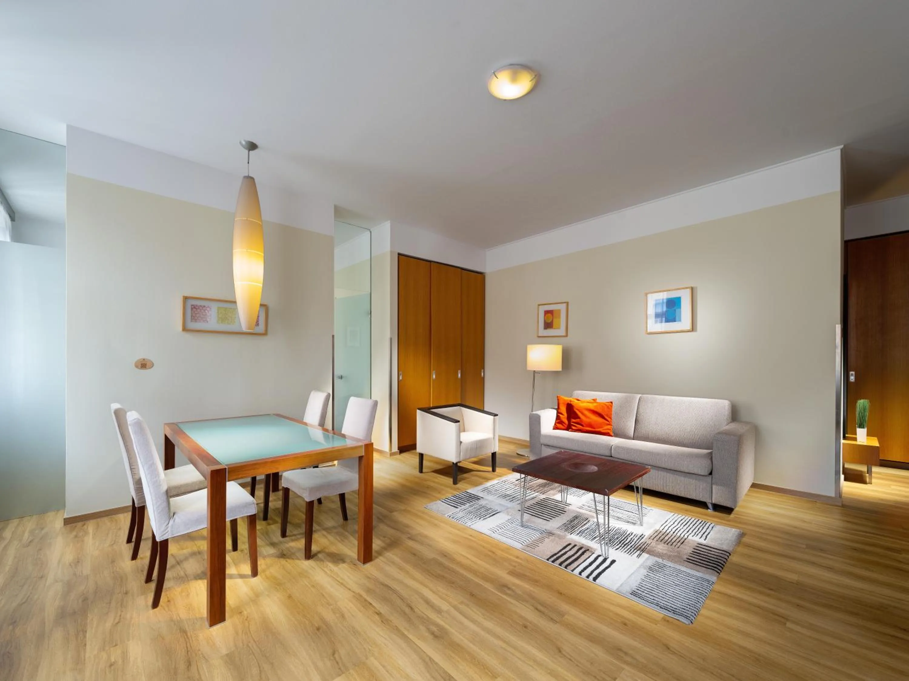 Living room in Mamaison Residence Belgická Prague