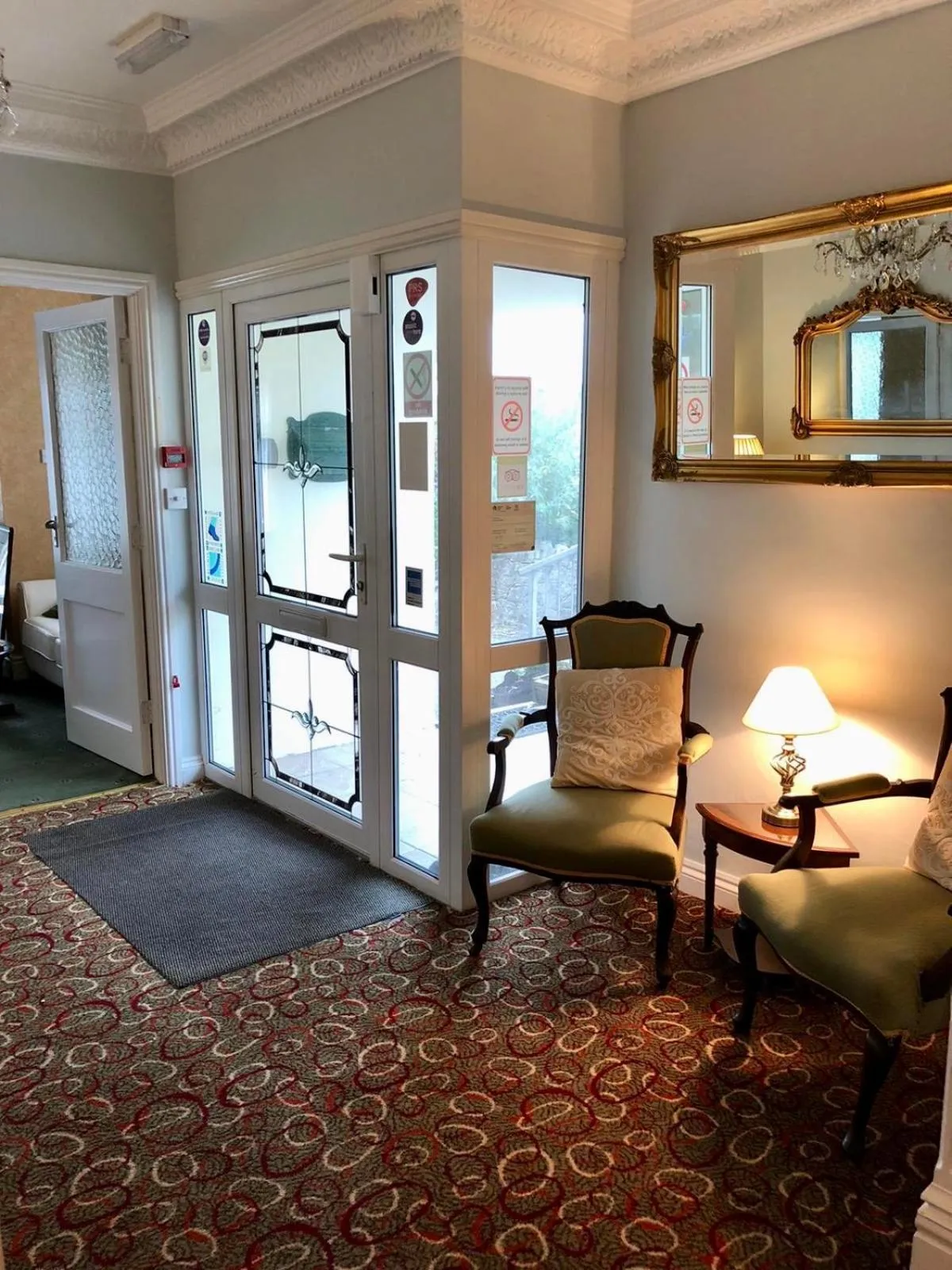 Lobby or reception in Bryn Noddfa