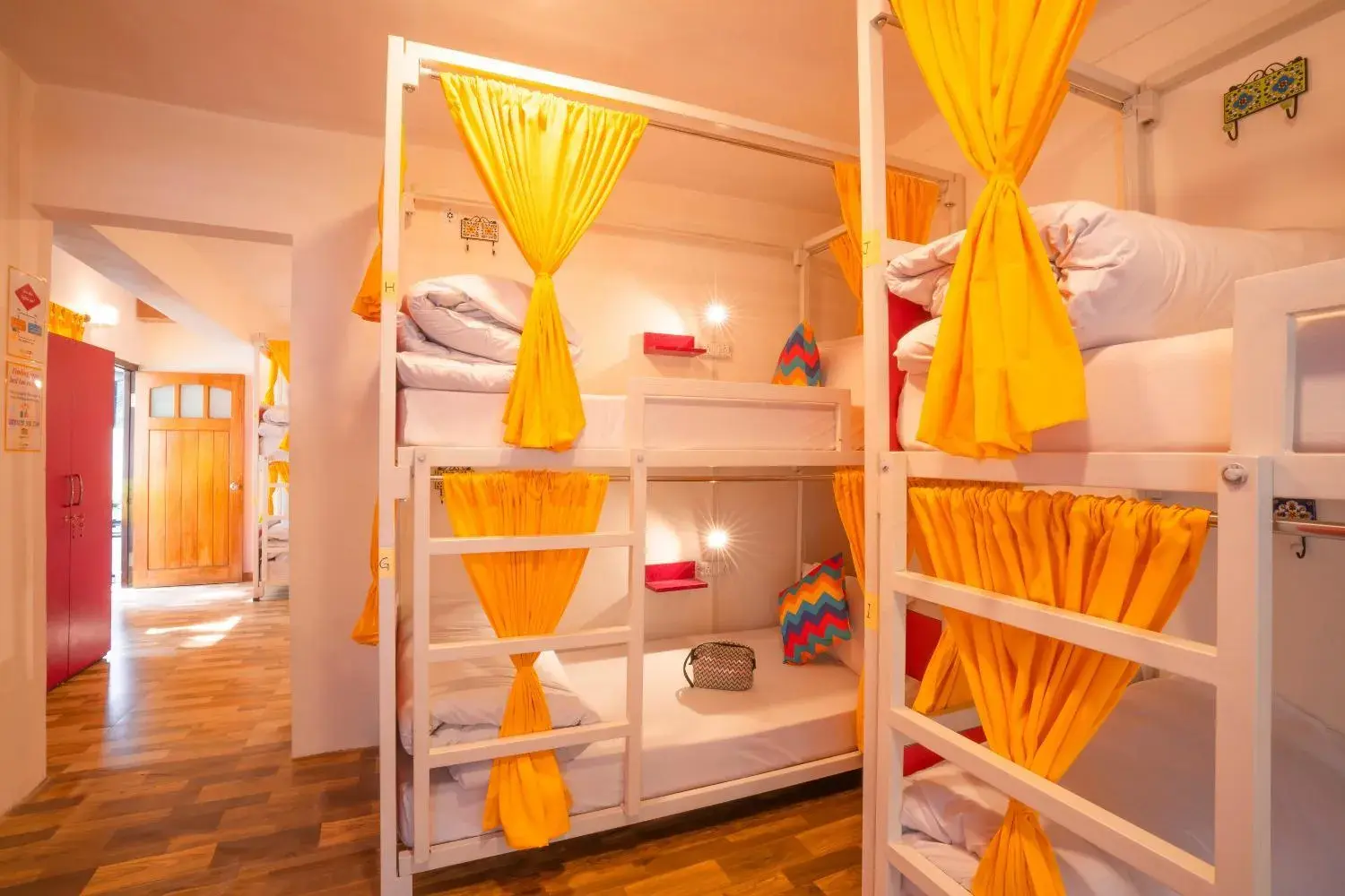 Bed in 12 Bed Mixed Dormitory Room with Ensuite Bathroom in goSTOPS Nainital Bed in 12 Bed Mixed Dormitory Room with Ensuite Bathroom in goSTOPS Nainital