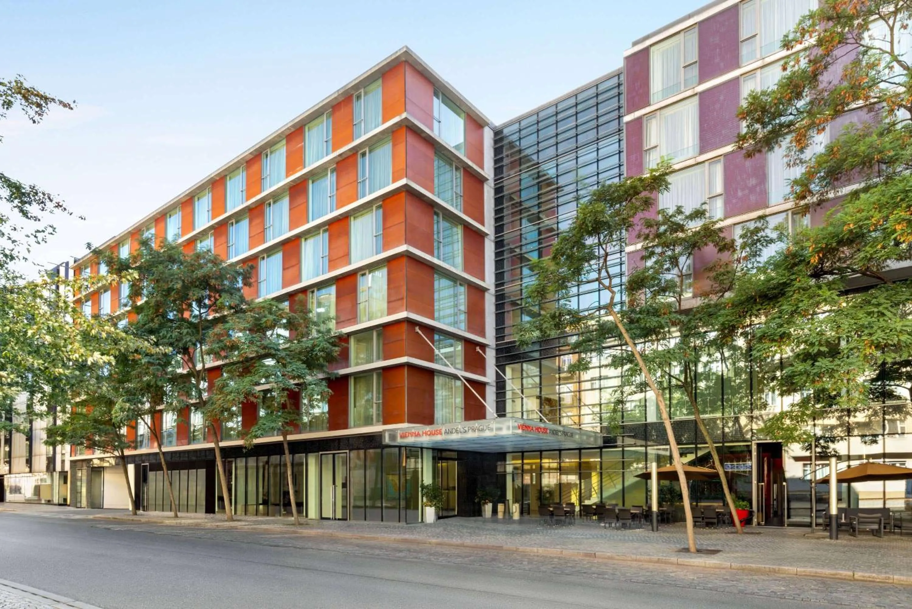 Property building in Vienna House by Wyndham Andel's Prague
