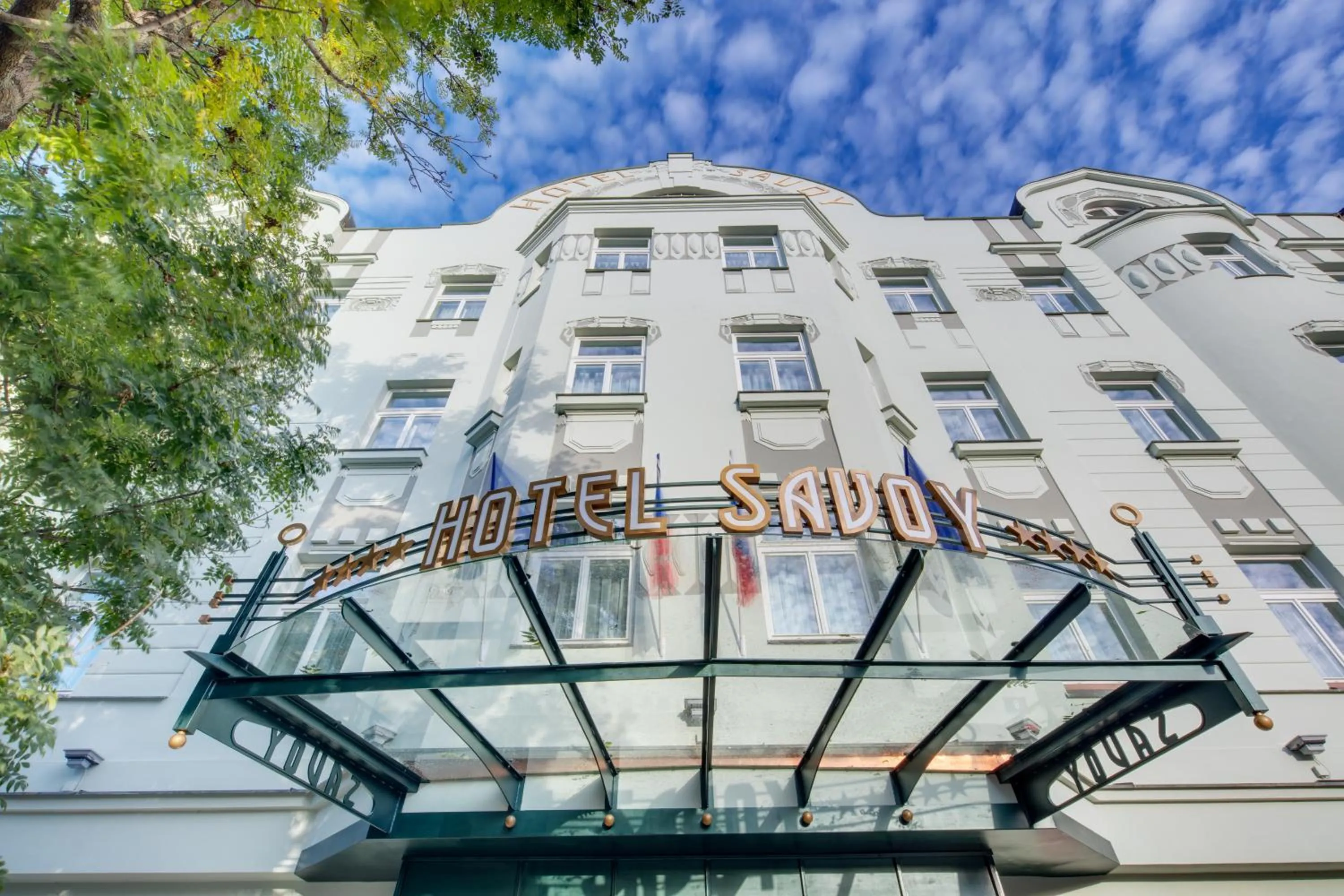 Facade/entrance in Hotel Savoy Prague