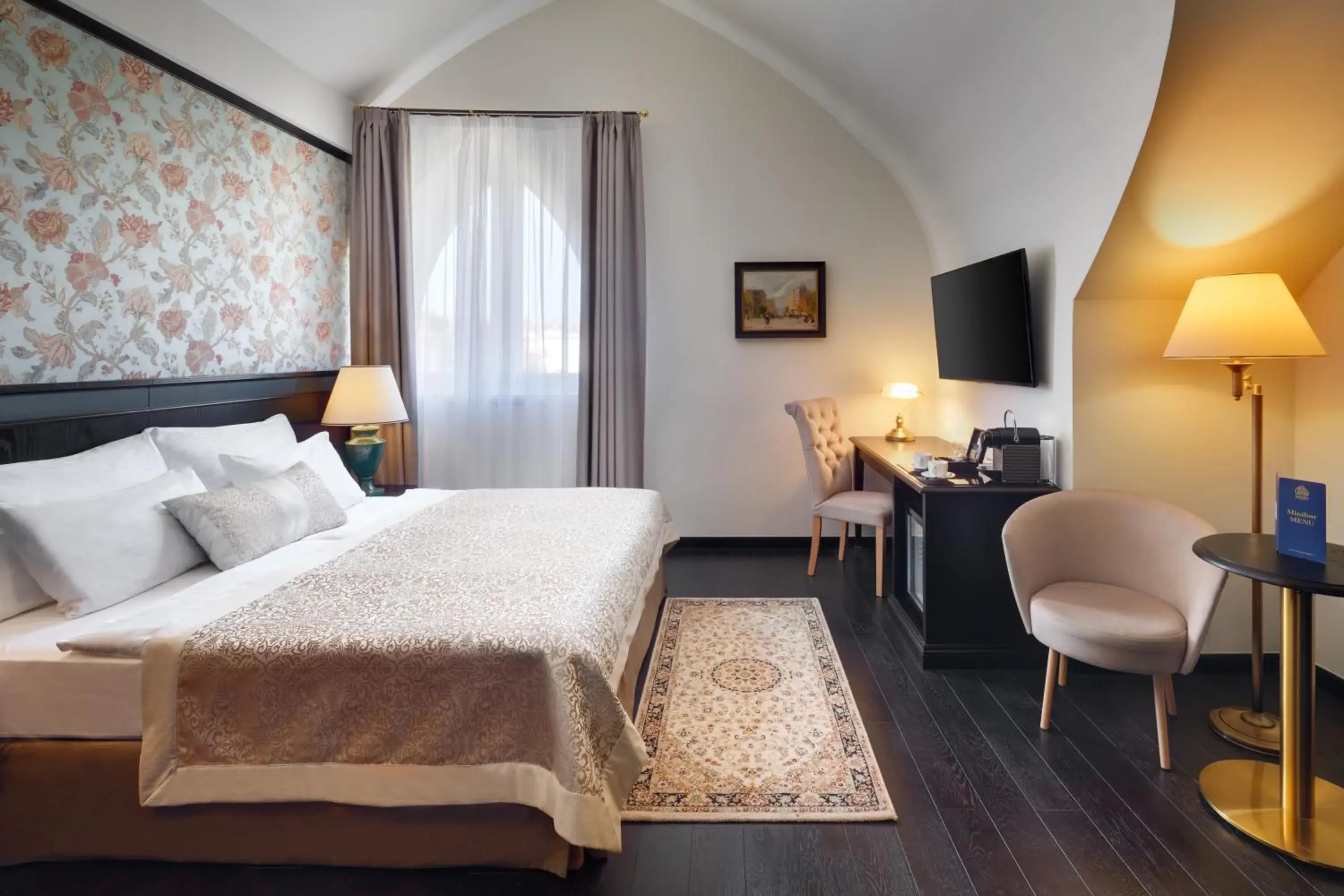 Bed in Hotel Savoy Prague Bed in Hotel Savoy Prague