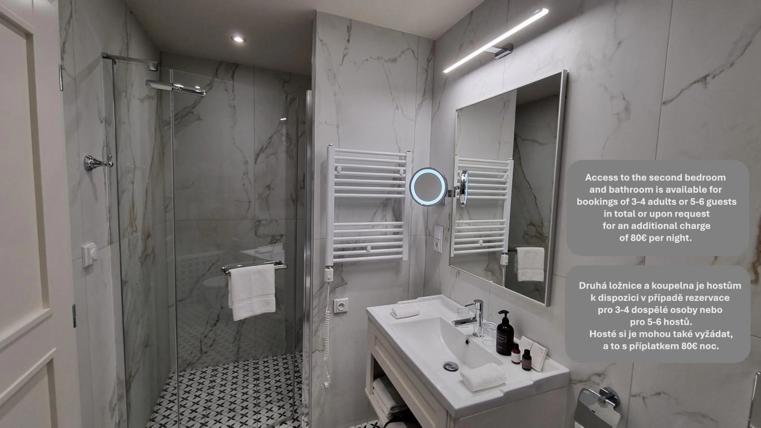 Bathroom in Hotel Savoy Prague