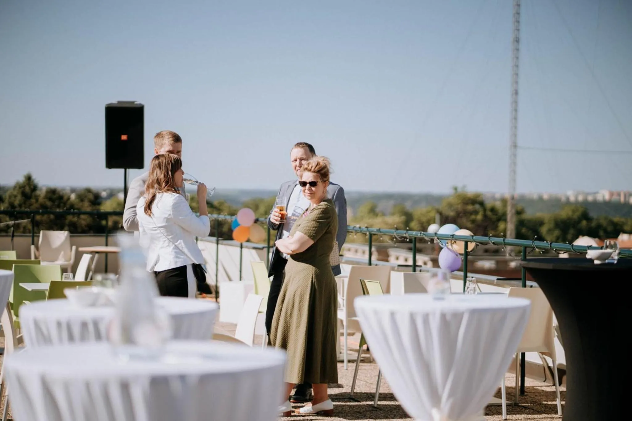 Balcony/Terrace in Hotel Savoy Prague