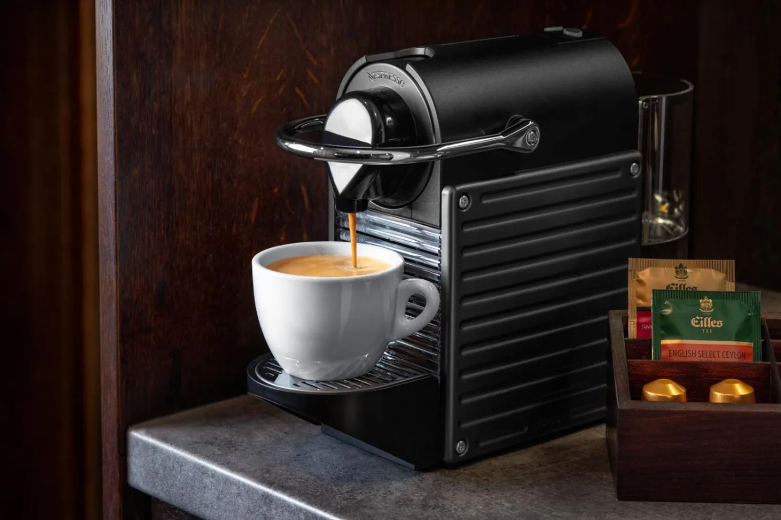 Coffee/tea facilities in Hotel Savoy Prague