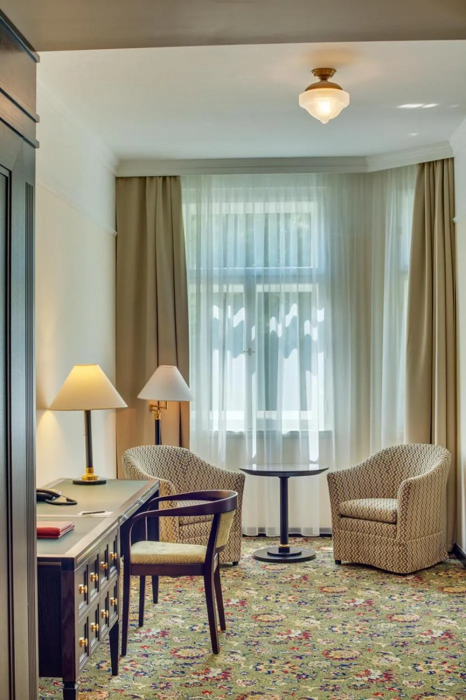 Seating area in Hotel Savoy Prague