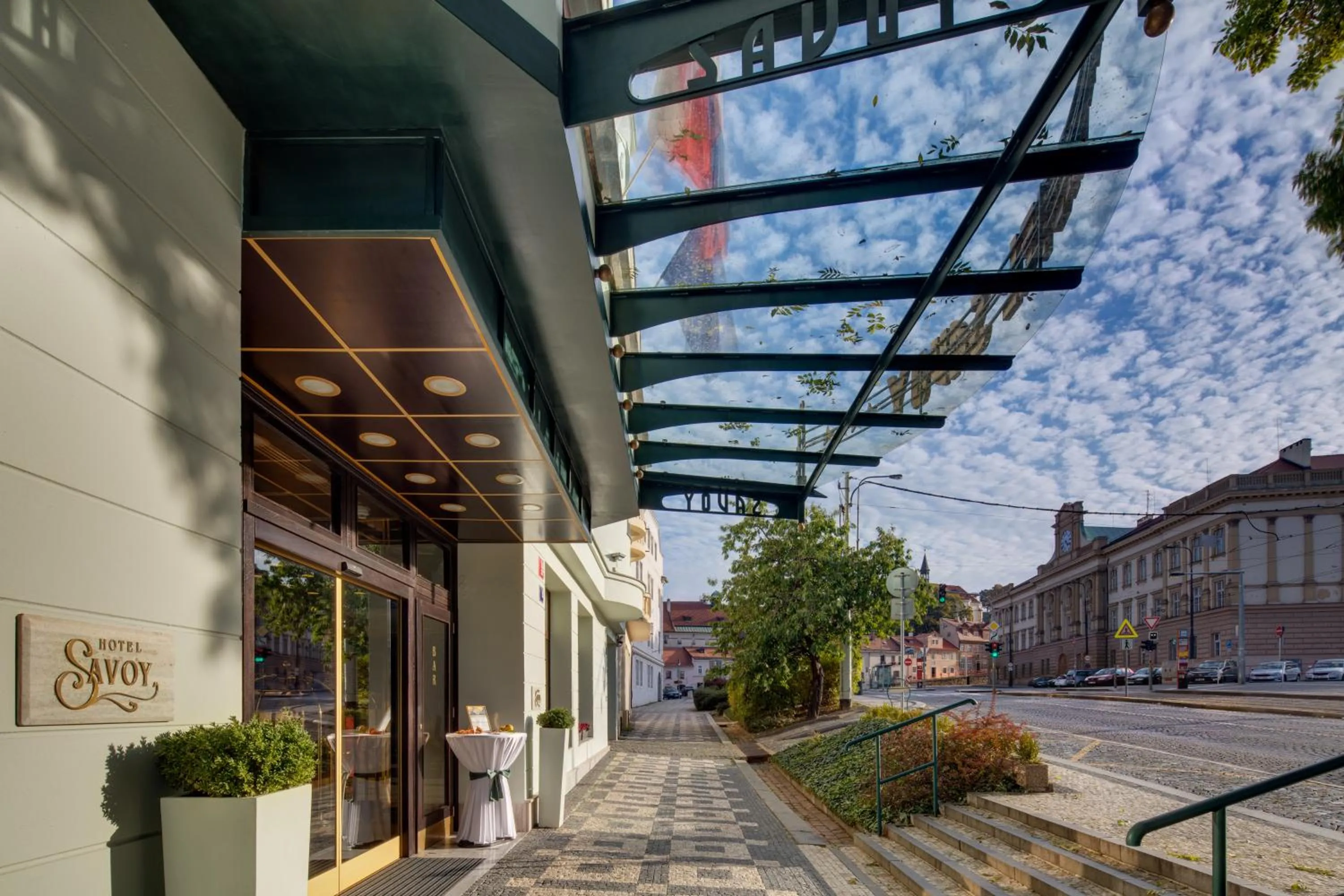 Facade/entrance in Hotel Savoy Prague