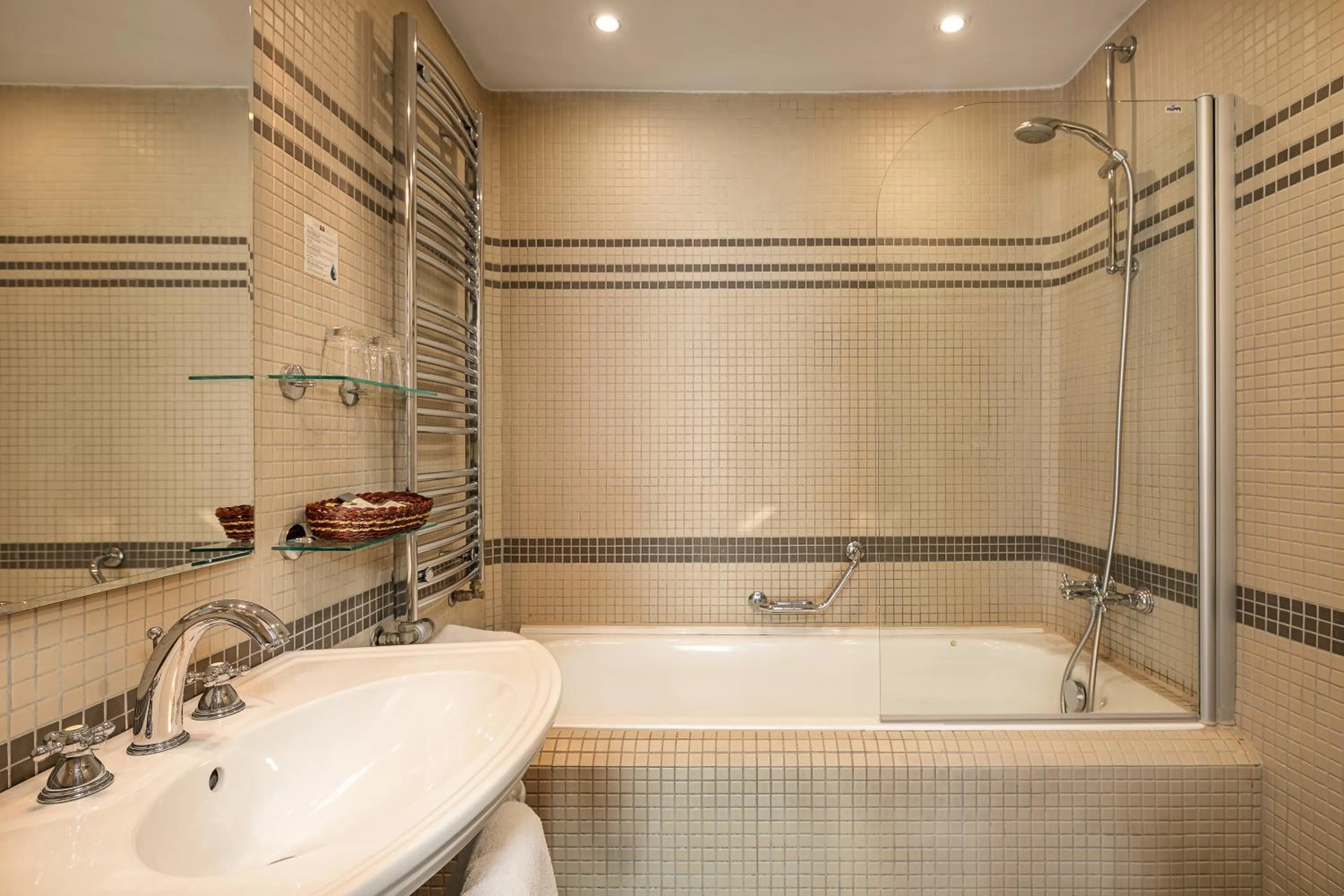 Shower in Iron Gate Hotel & Suites Prague by BHG