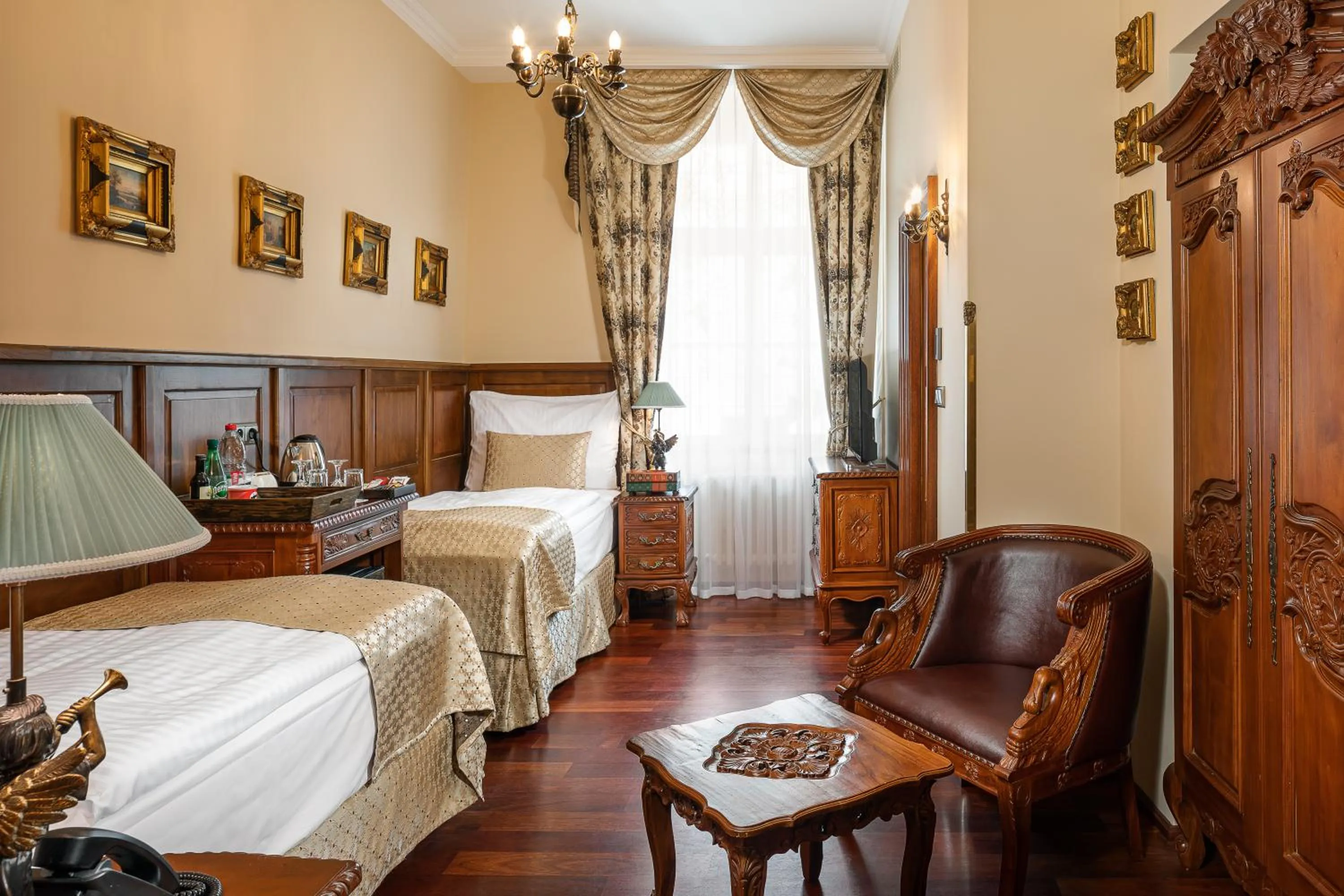 Seating area, Bed in Iron Gate Hotel & Suites Prague by BHG