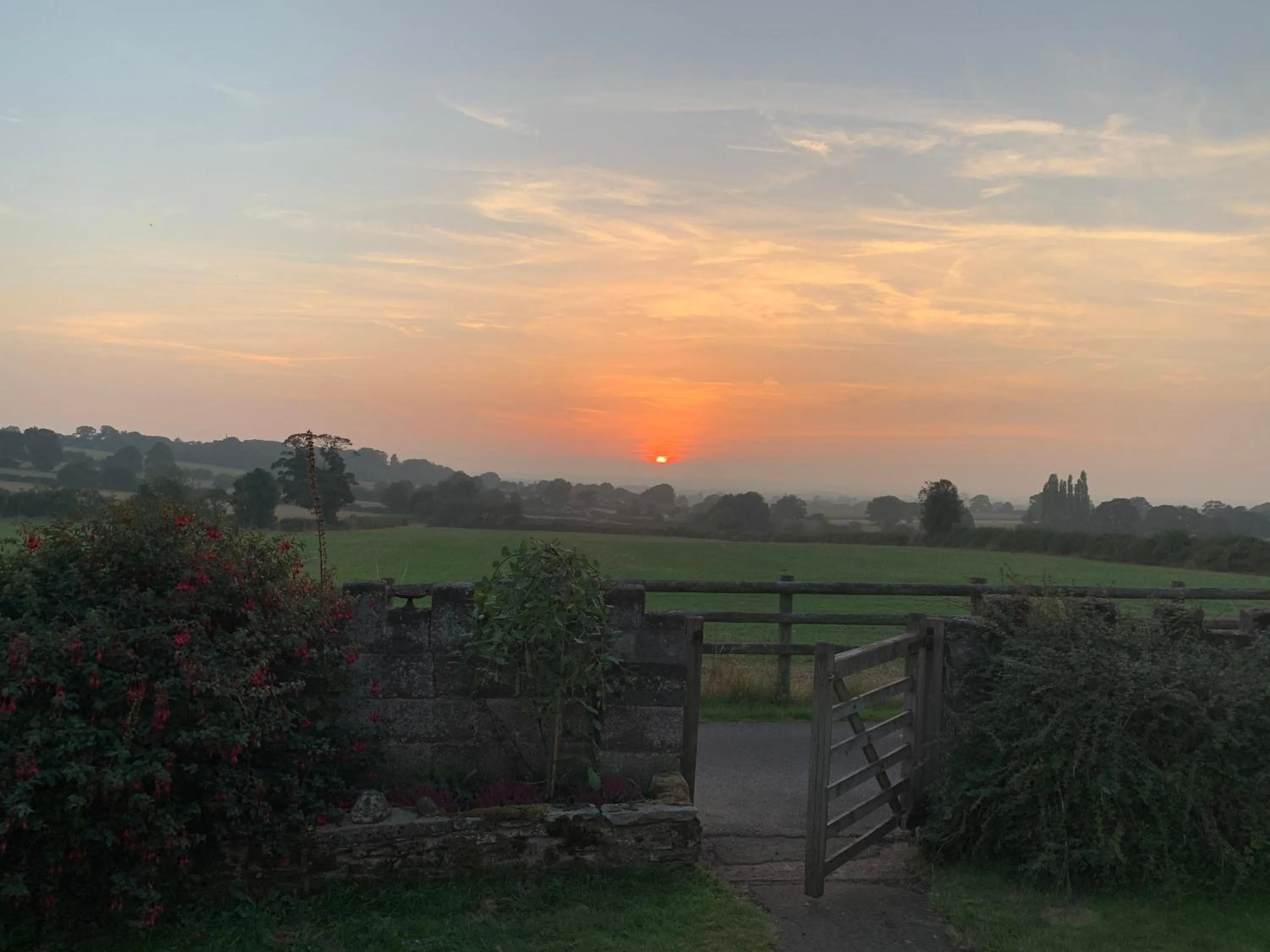 Natural landscape in Farmhouse studio near Shrewsbury