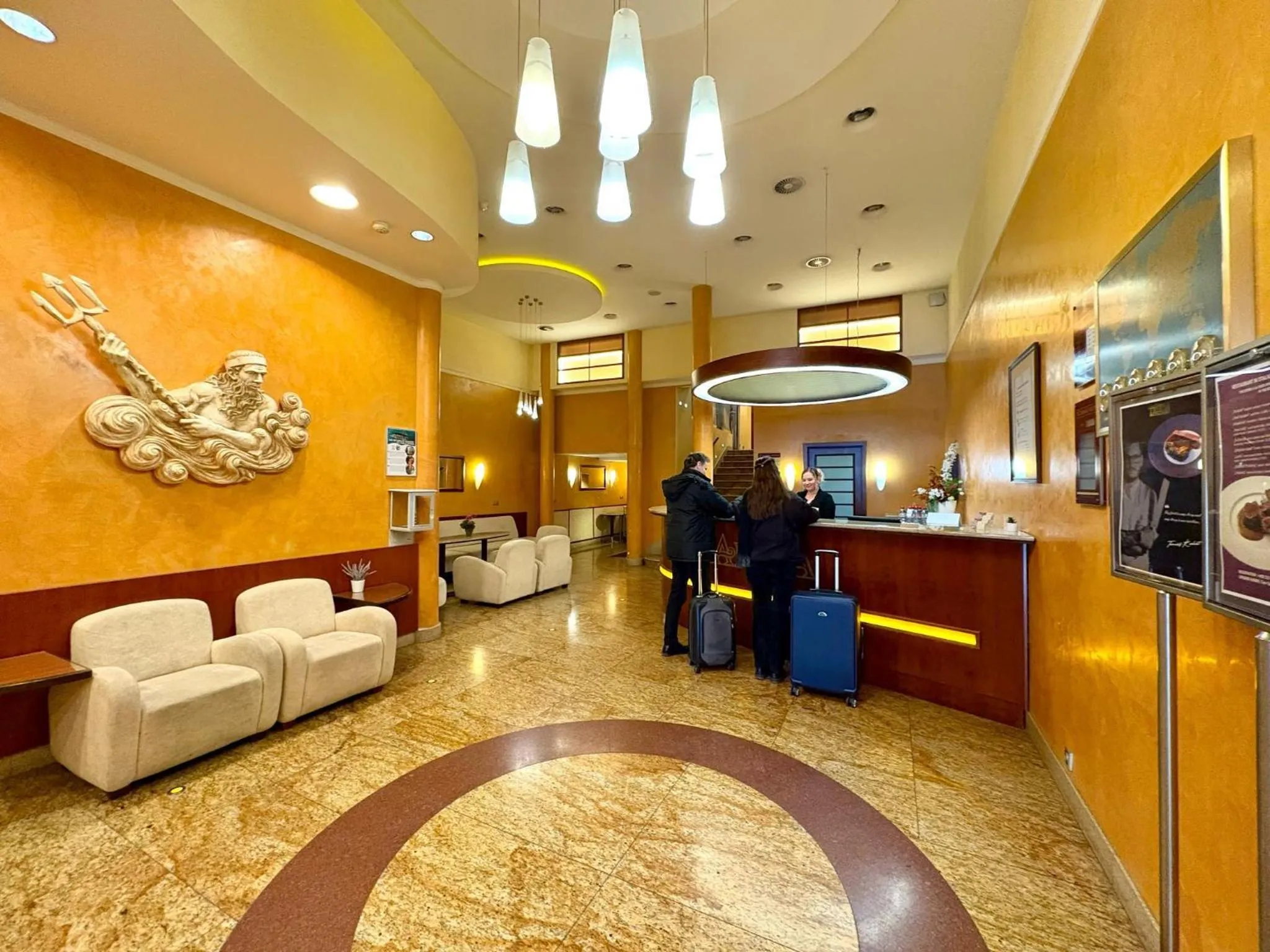 Lobby or reception in Adria Hotel Prague