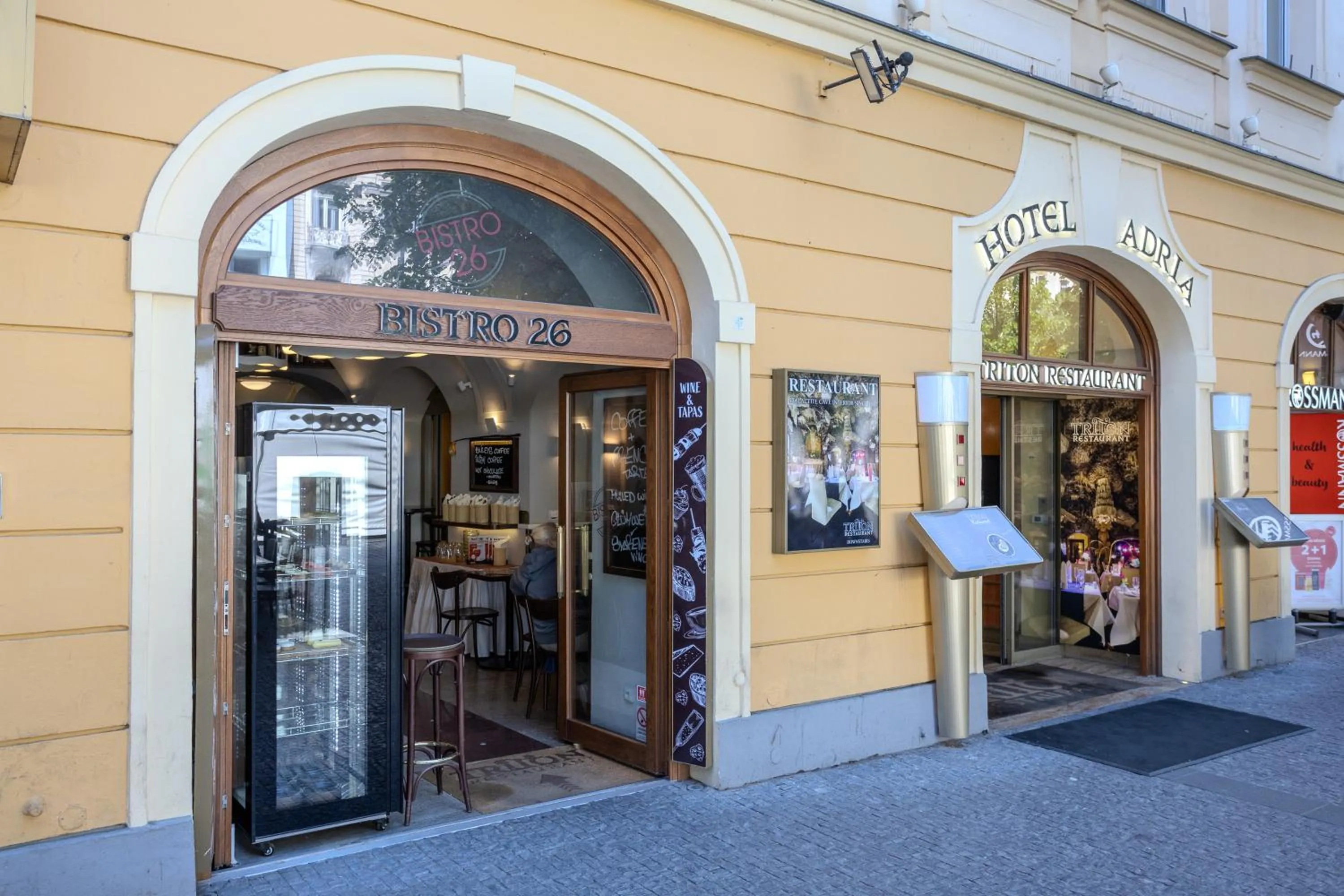 Property building in Adria Hotel Prague