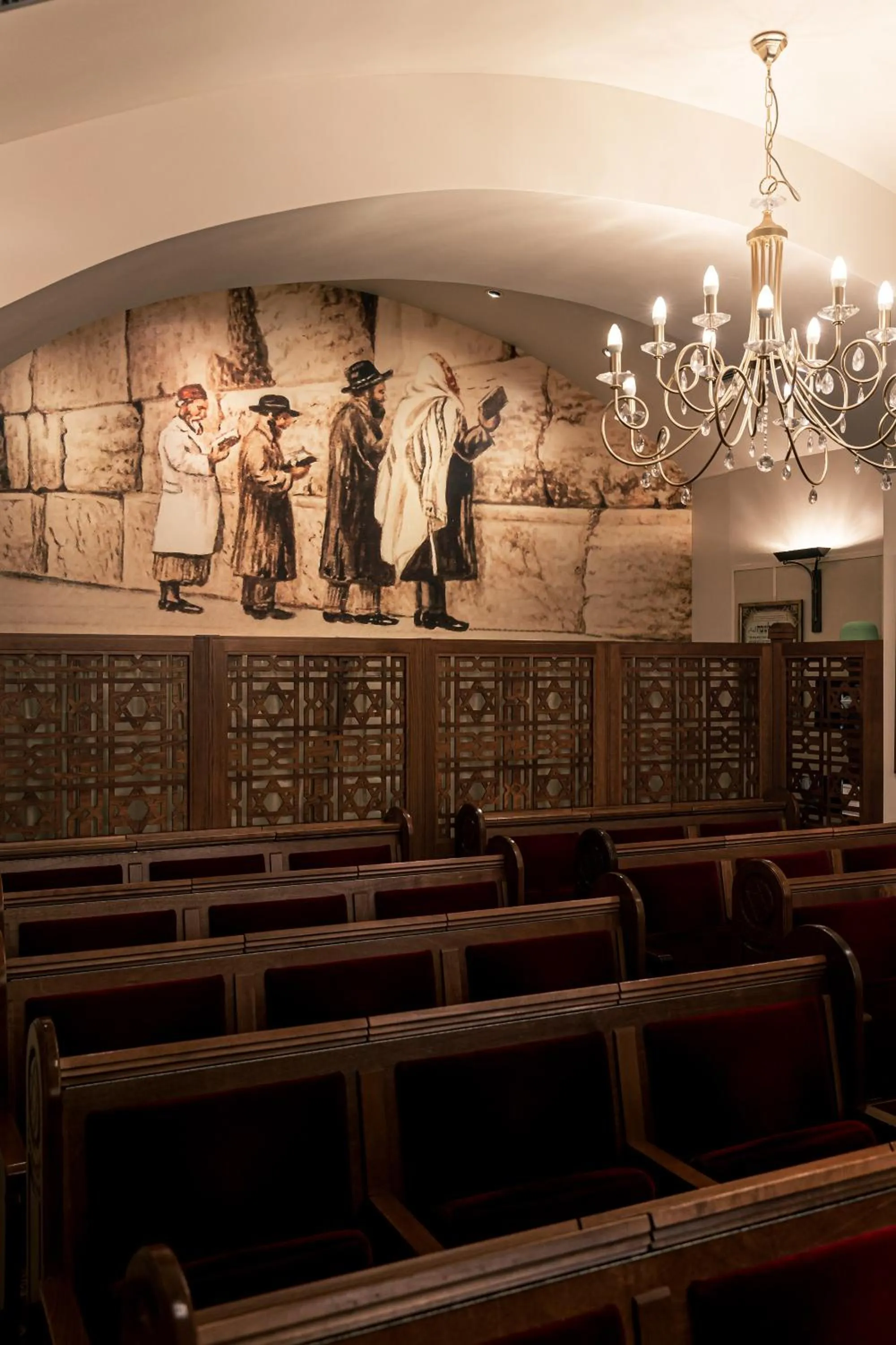 Decorative detail in Kosher Hotel King David Prague