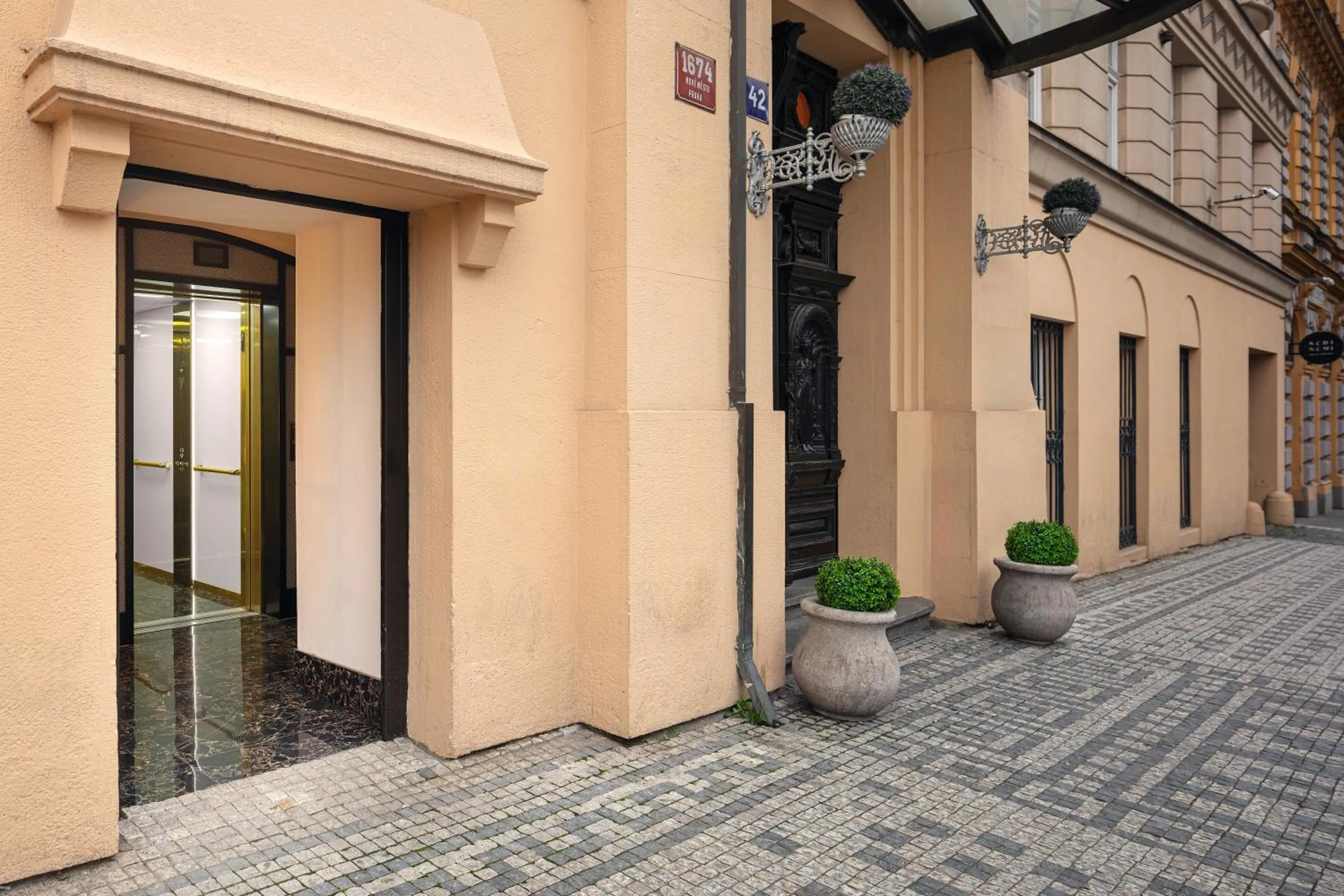 Property building in Kosher Hotel King David Prague