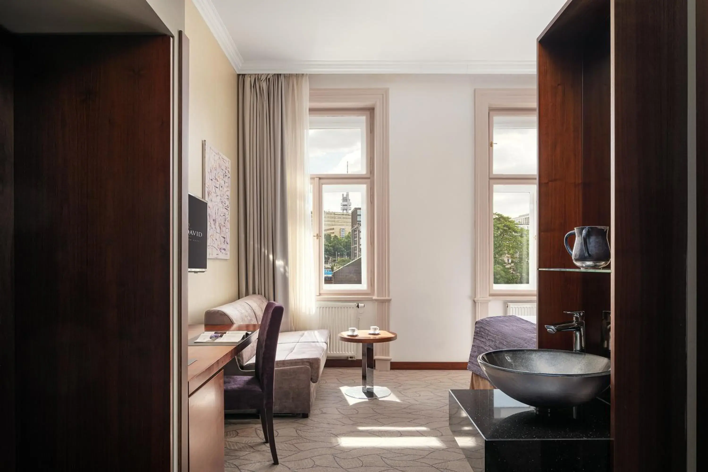 Street view in Kosher Hotel King David Prague Street view in Kosher Hotel King David Prague