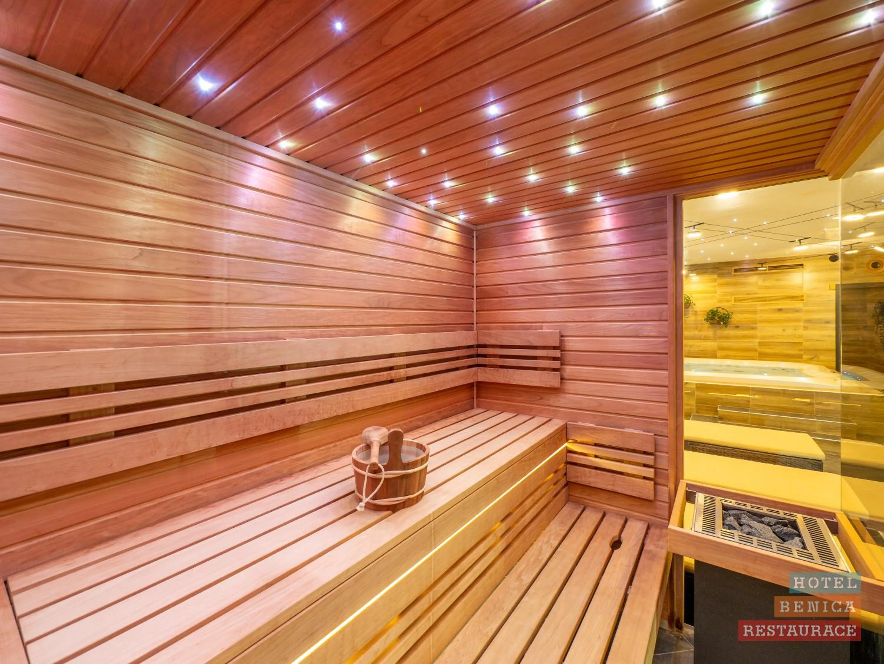Sauna in Hotel Benica