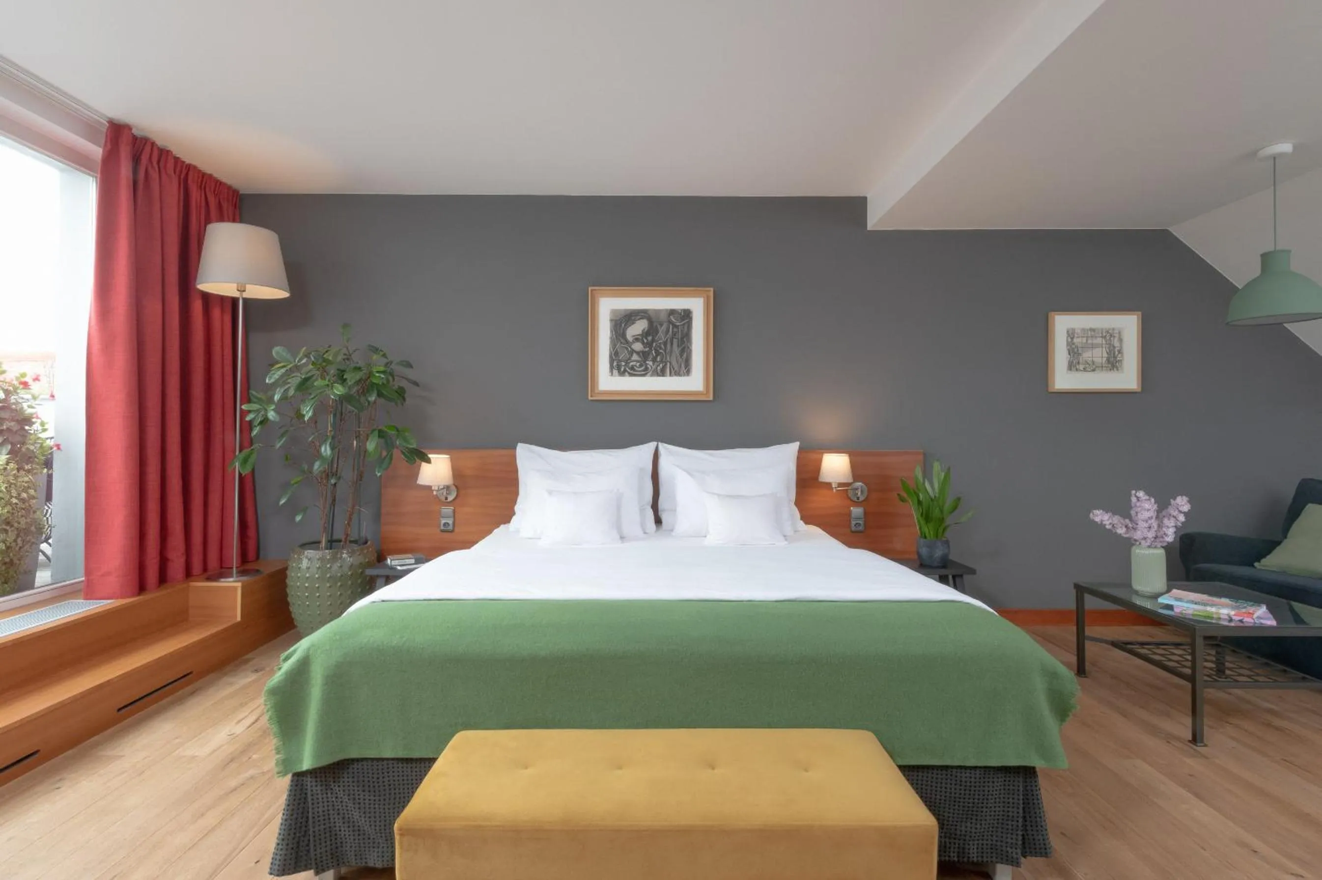 Bedroom, Bed in Art Hotel Prague