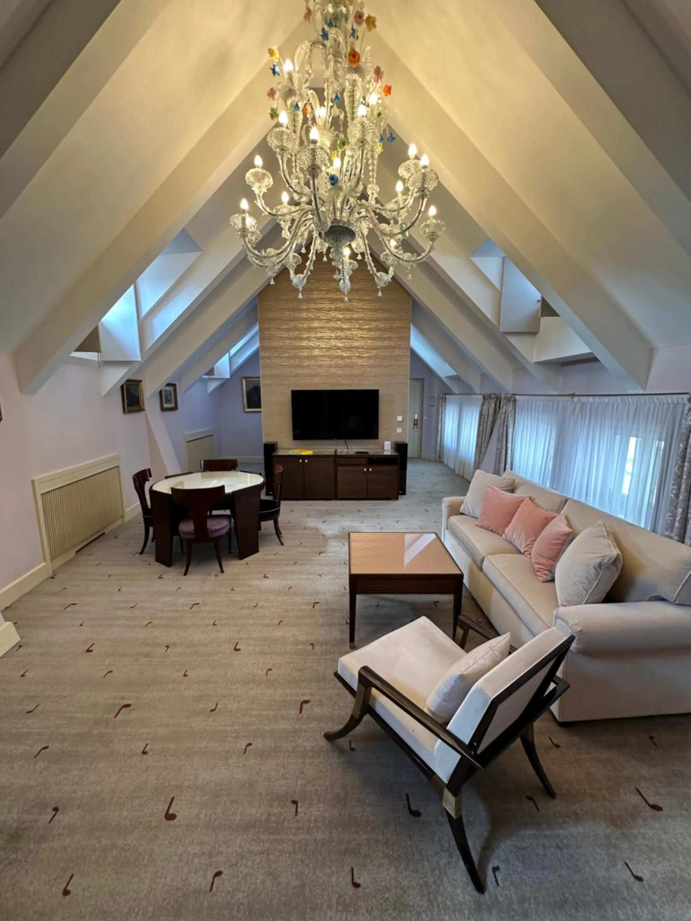 Seating area in Aria Hotel Prague