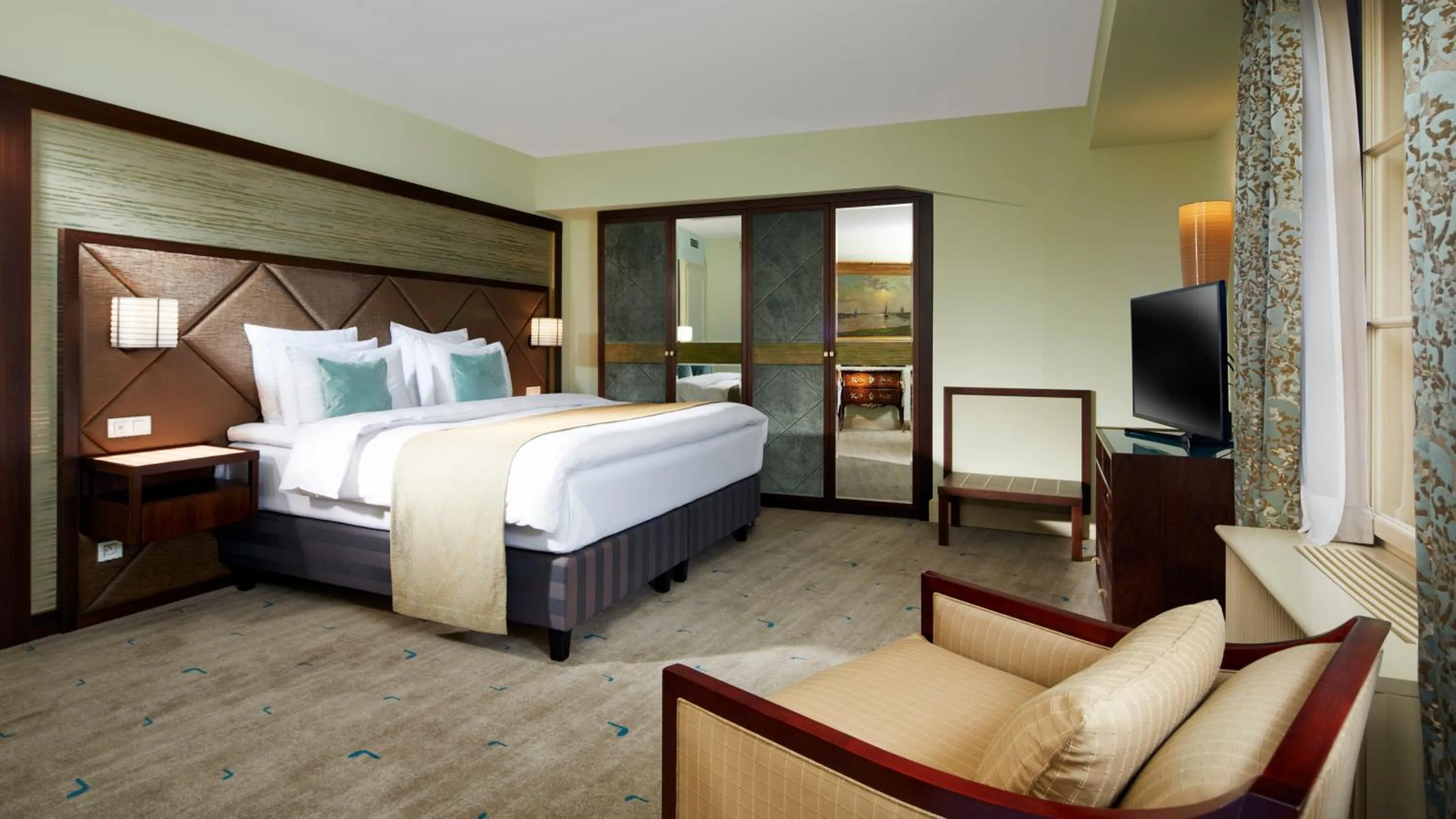 Bedroom, Bed in Aria Hotel Prague