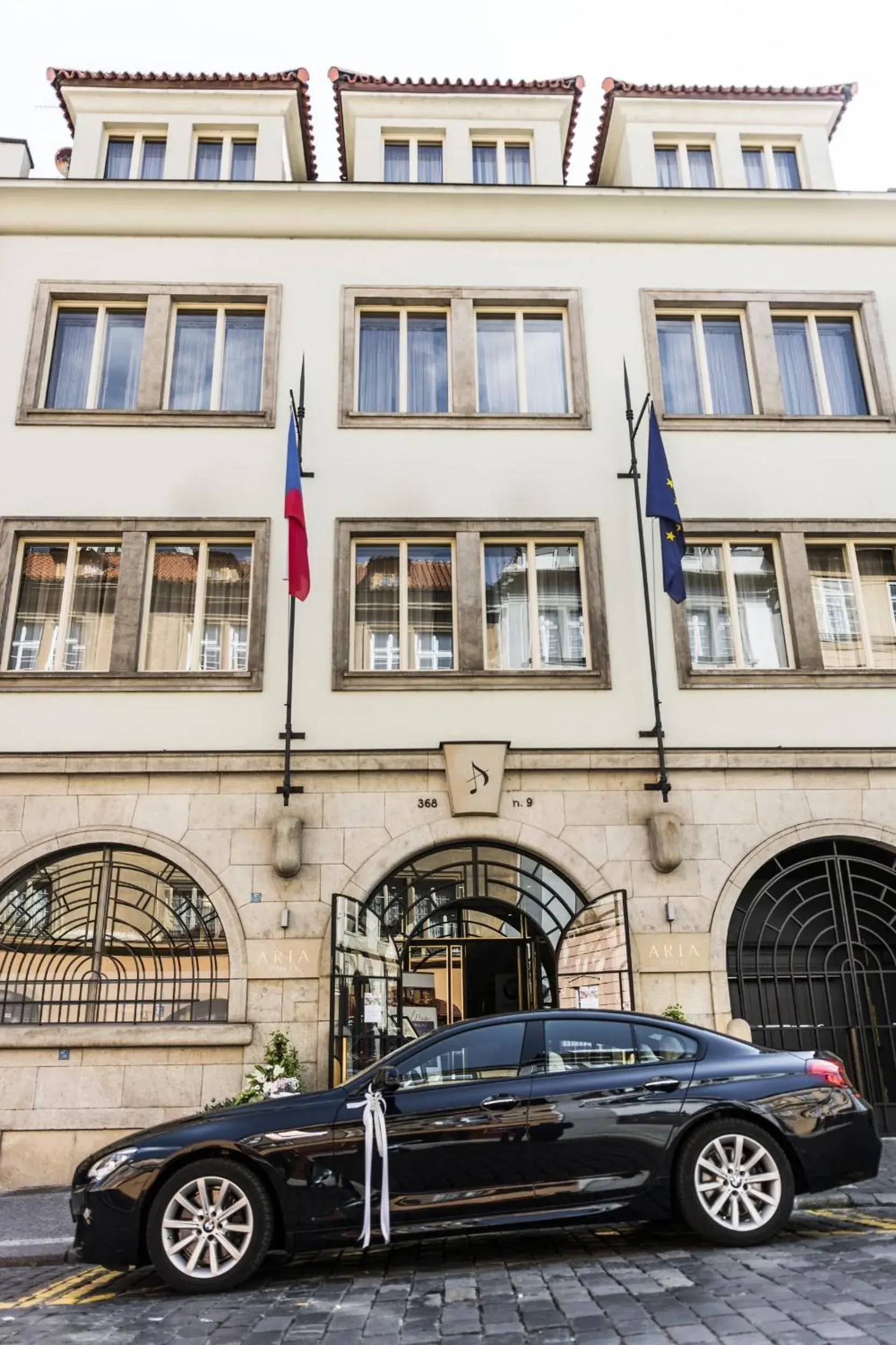 Facade/entrance in Aria Hotel Prague Facade/entrance in Aria Hotel Prague