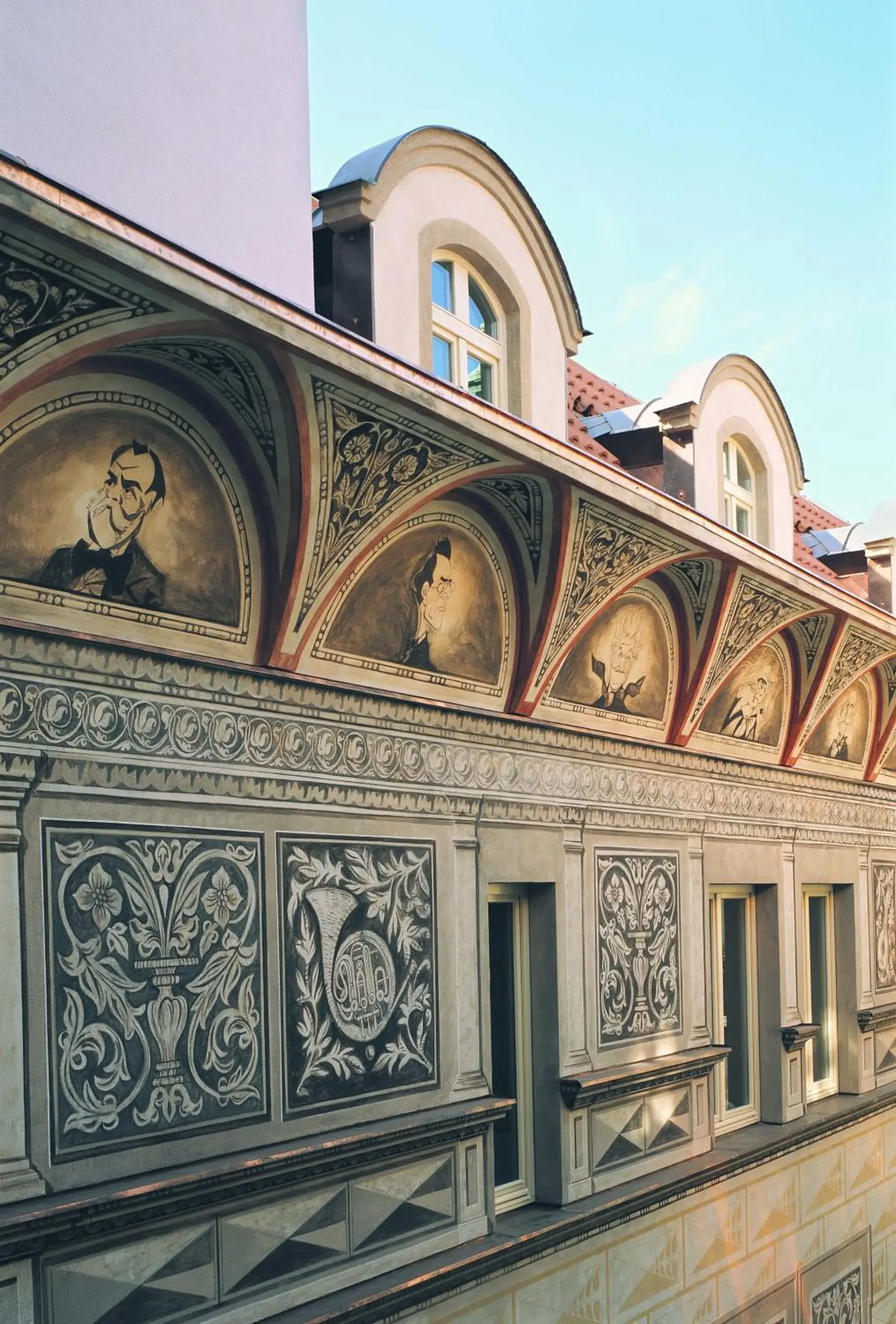Facade/entrance in Aria Hotel Prague Facade/entrance in Aria Hotel Prague