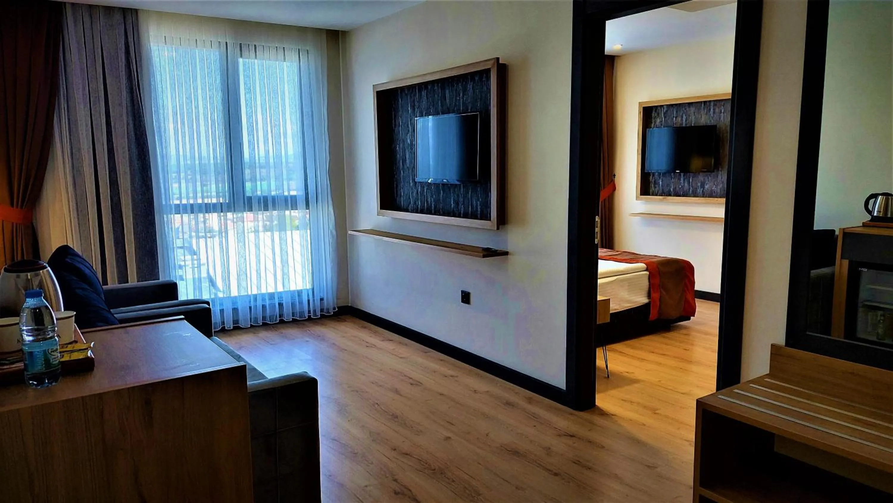 Bed in BURSA KOZA HOTEL