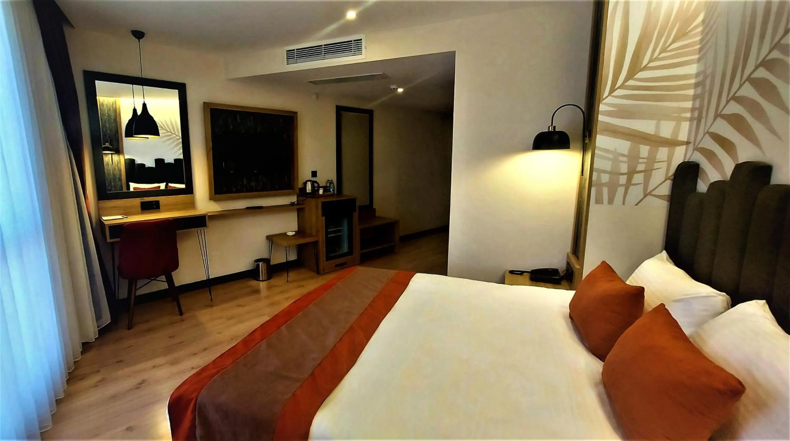 Bed in BURSA KOZA HOTEL