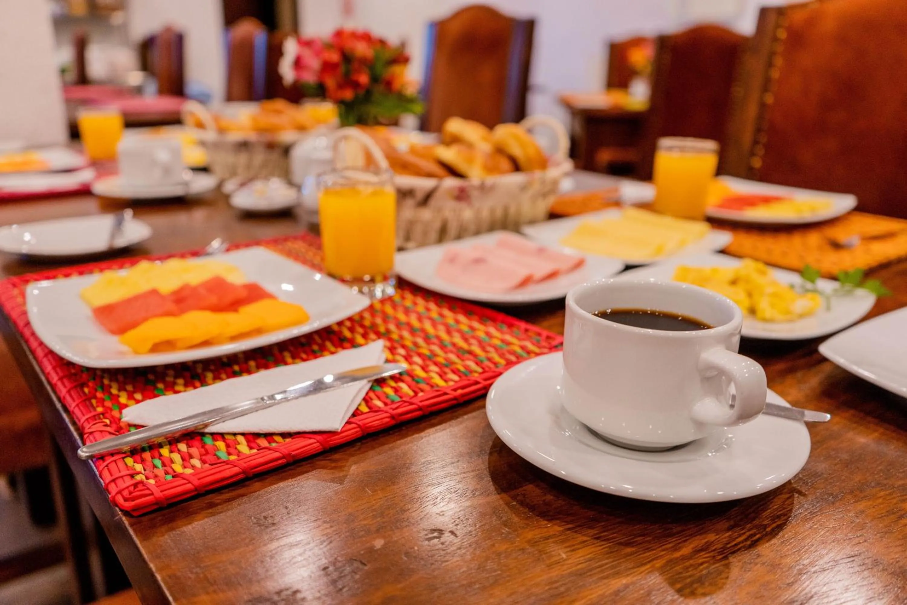 Breakfast in Vilas Insight Hotel Machupicchu