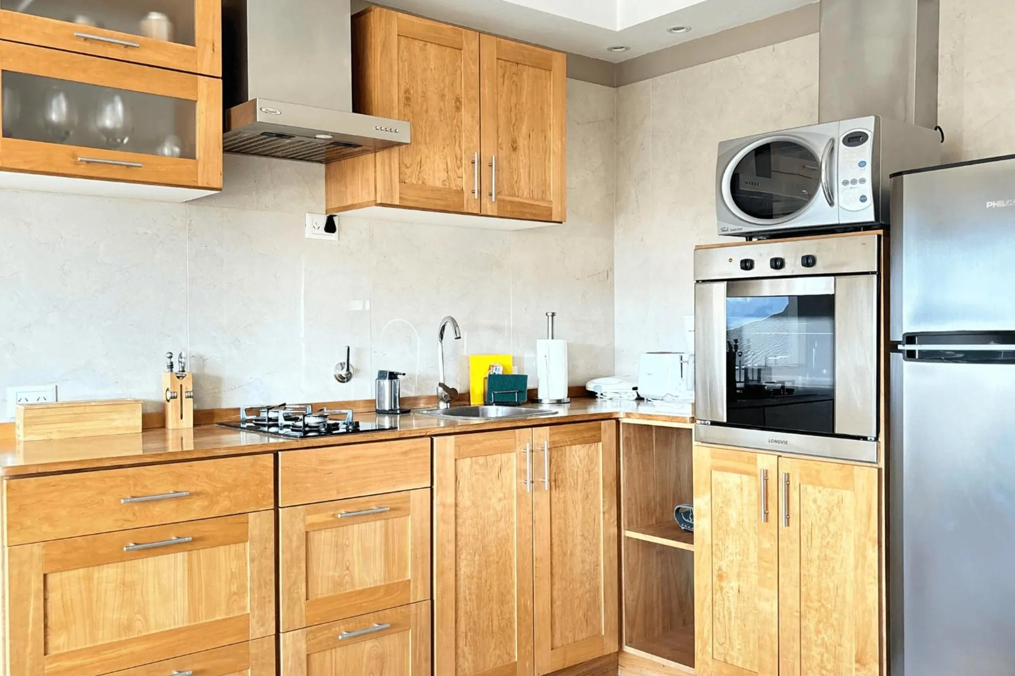 Kitchen or kitchenette in Departamento completo en San Carlos de Bariloche, Argentina