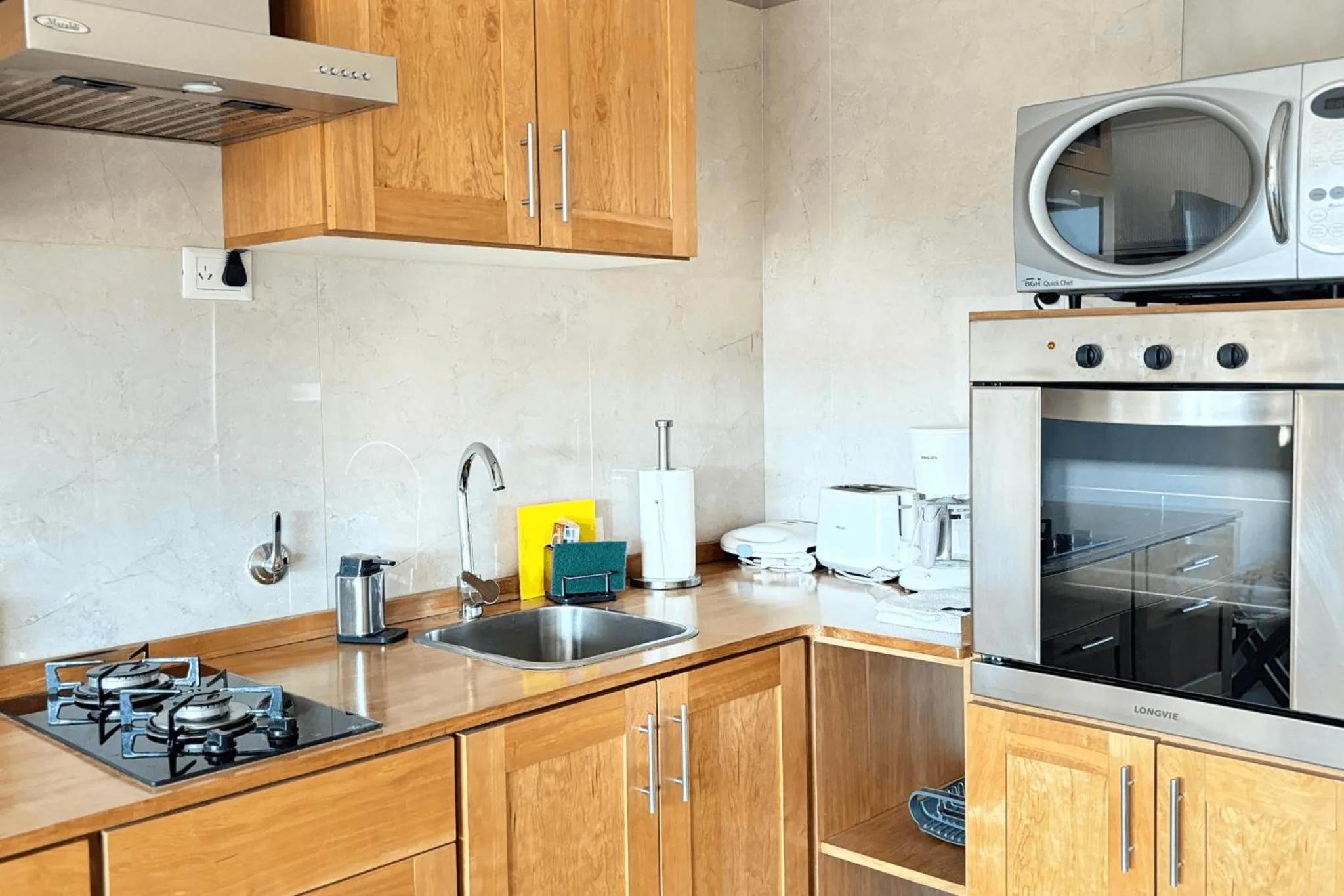 Kitchen or kitchenette in Departamento completo en San Carlos de Bariloche, Argentina