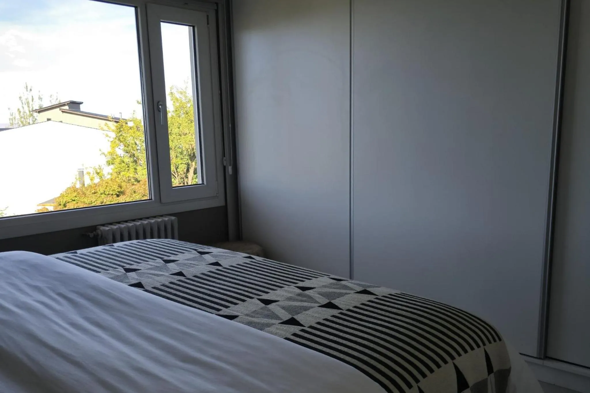 Bed in Departamento completo en San Carlos de Bariloche, Argentina