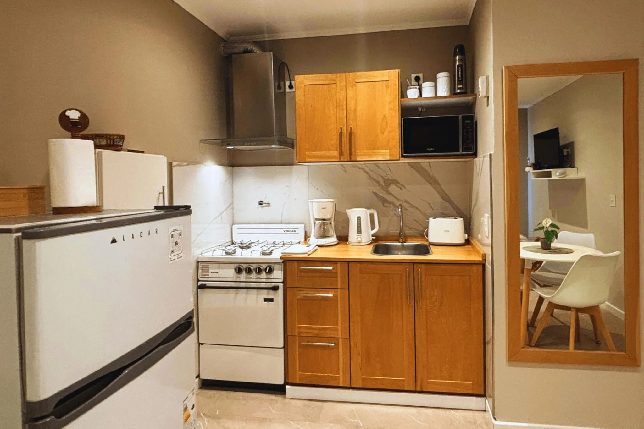 Kitchen or kitchenette in Departamento completo en San Carlos de Bariloche, Argentina