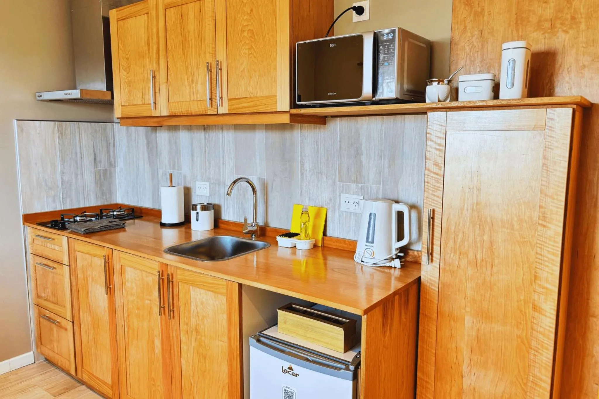 Kitchen or kitchenette in Departamento completo en San Carlos de Bariloche, Argentina