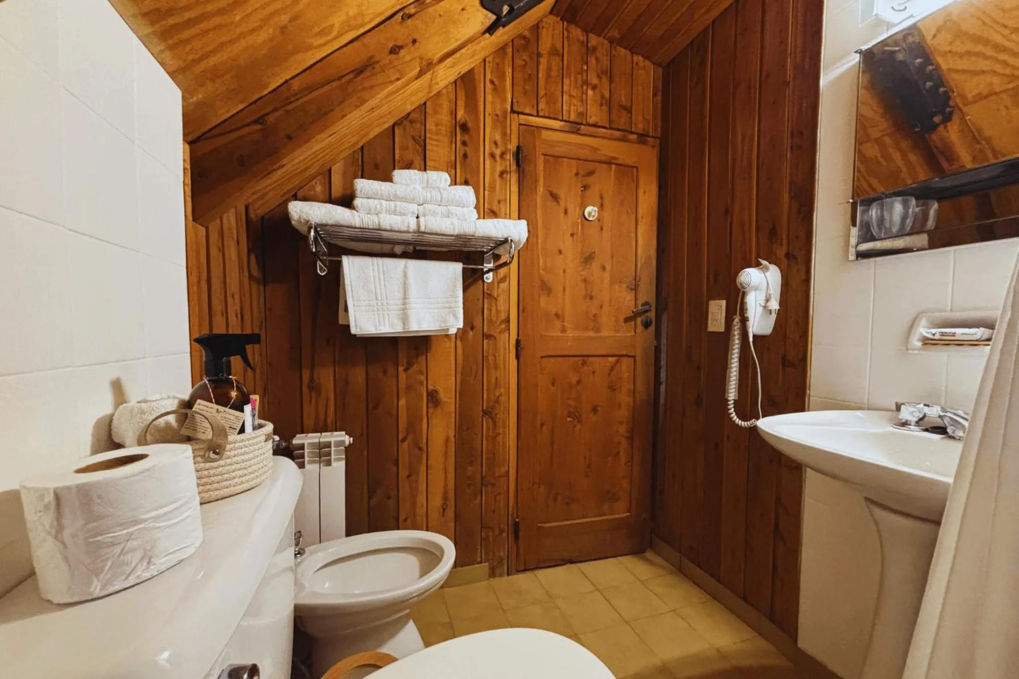 Toilet in Departamento completo en San Carlos de Bariloche, Argentina