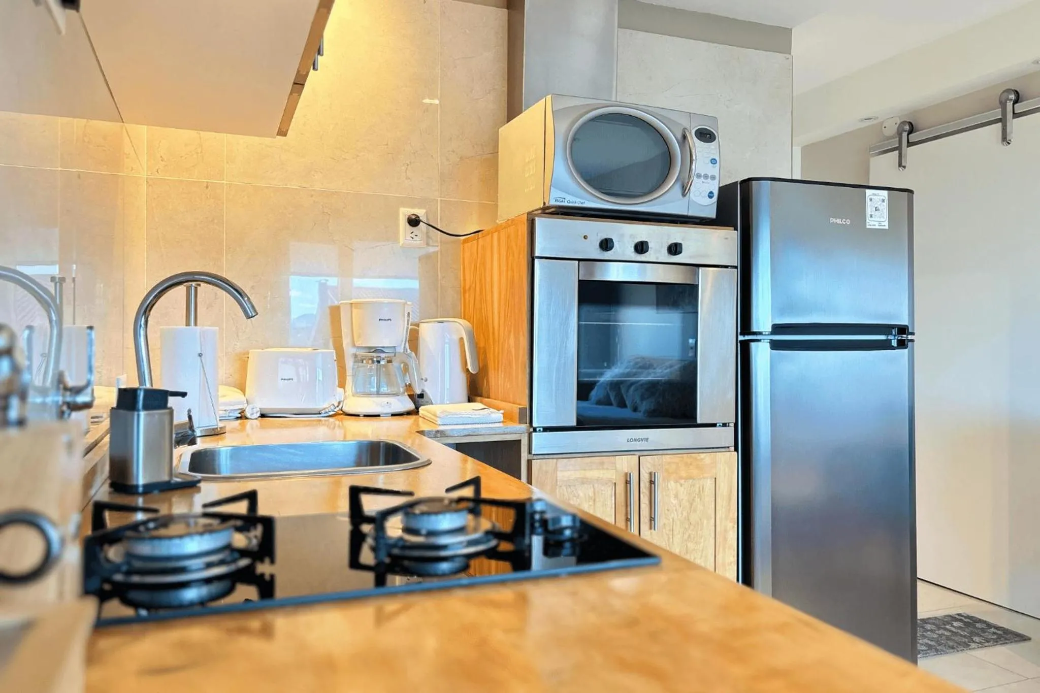Kitchen or kitchenette in Departamento completo en San Carlos de Bariloche, Argentina