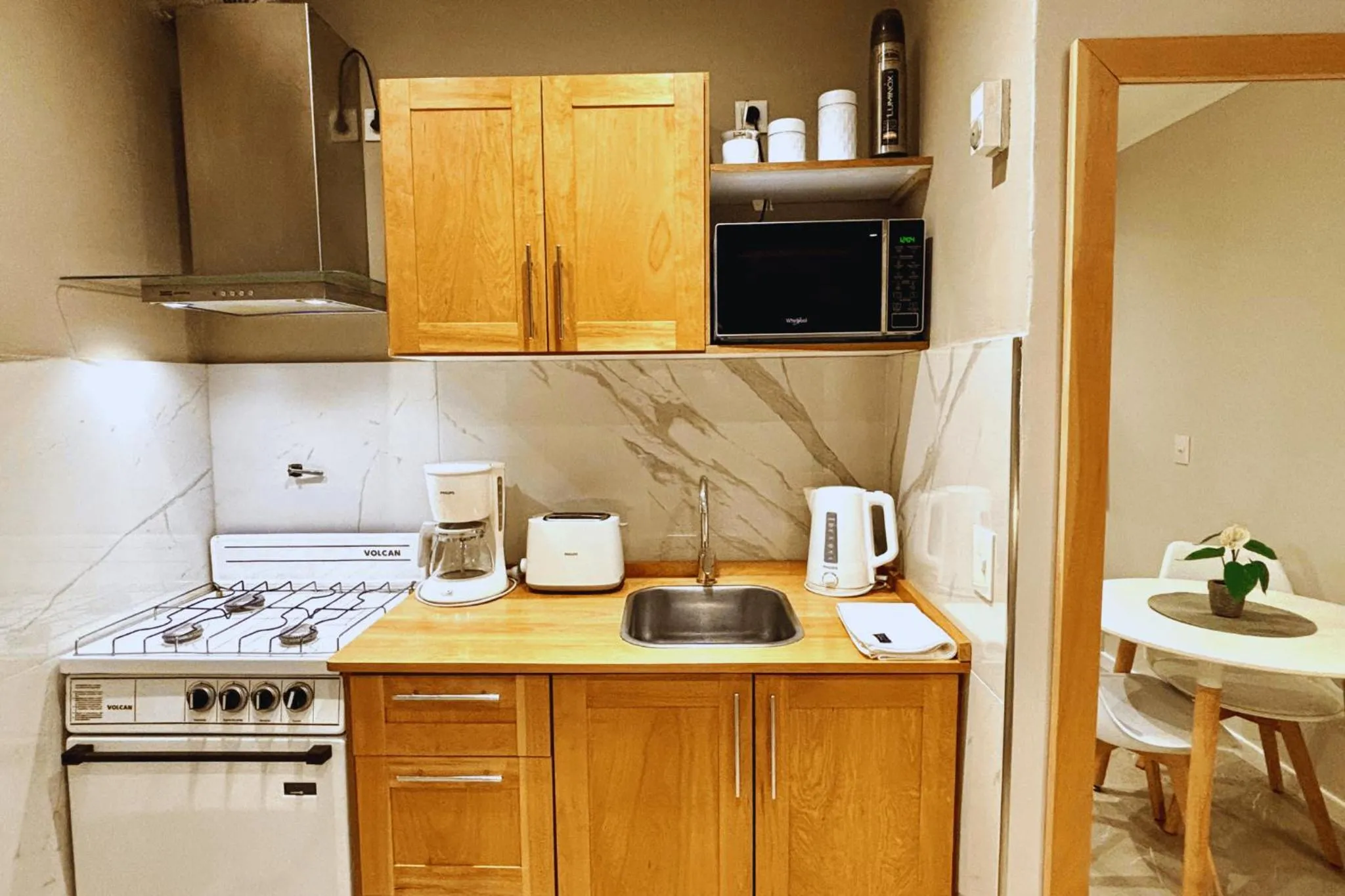 Kitchen or kitchenette in Departamento completo en San Carlos de Bariloche, Argentina