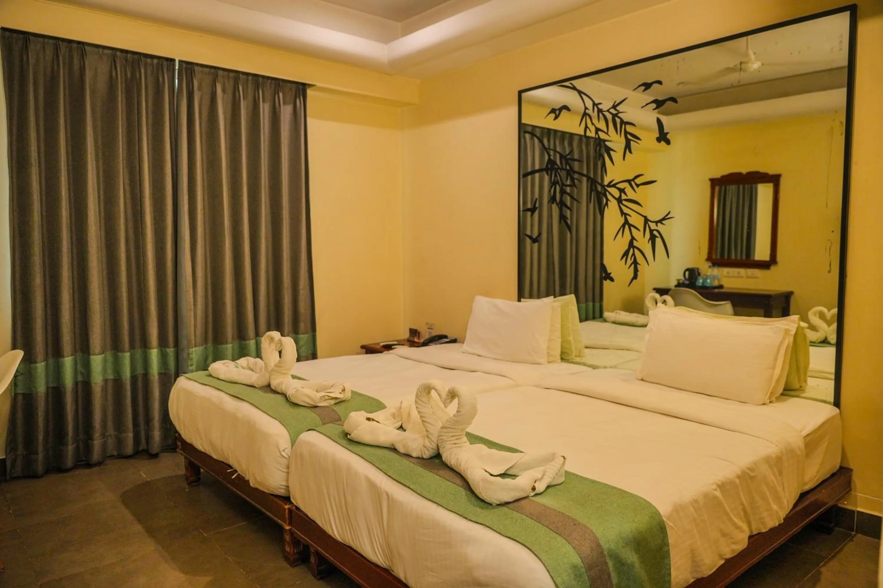 Bed in THE CENT HOTEL