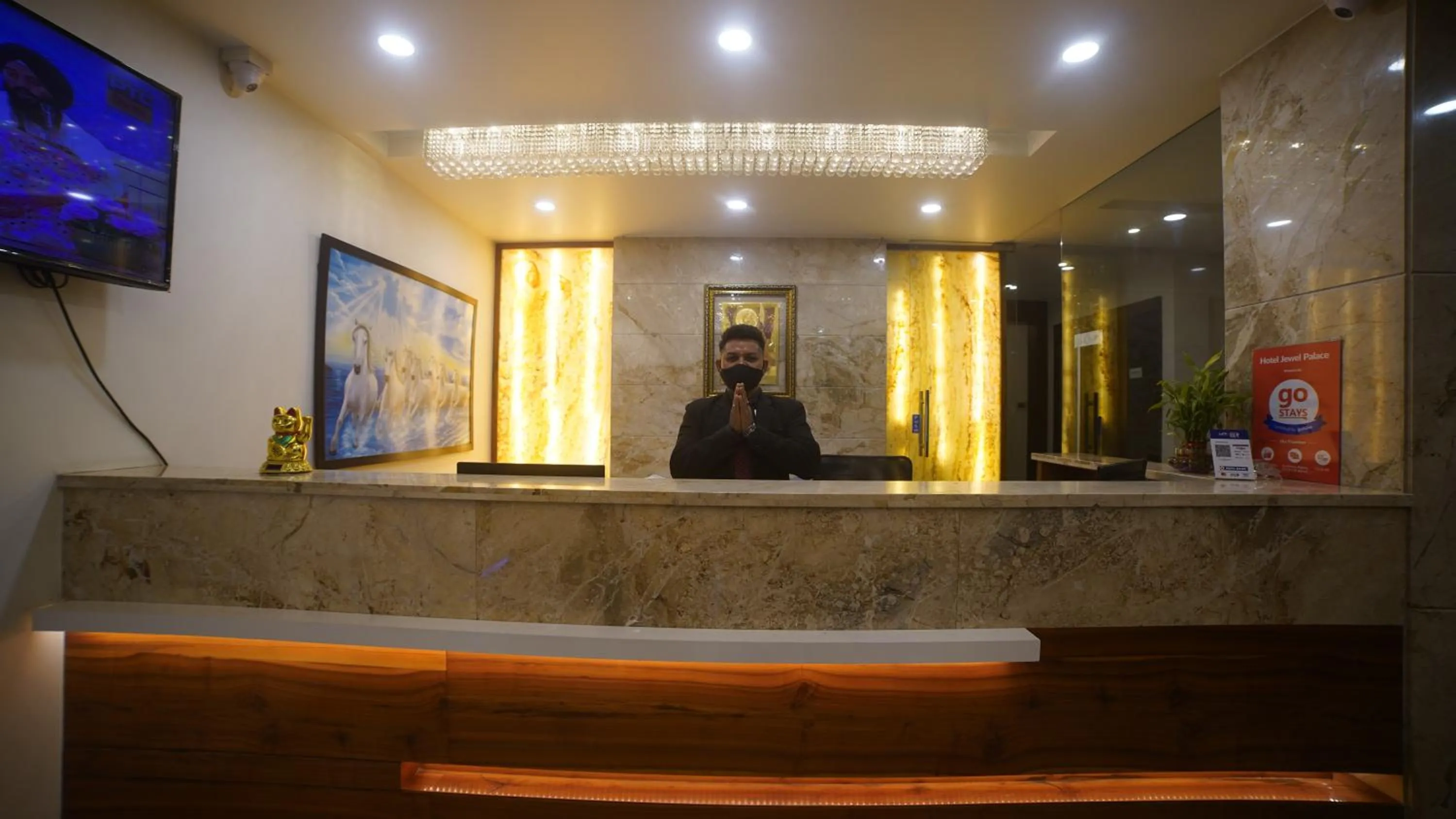 Lobby or reception in Jewel Palace, Bhopal