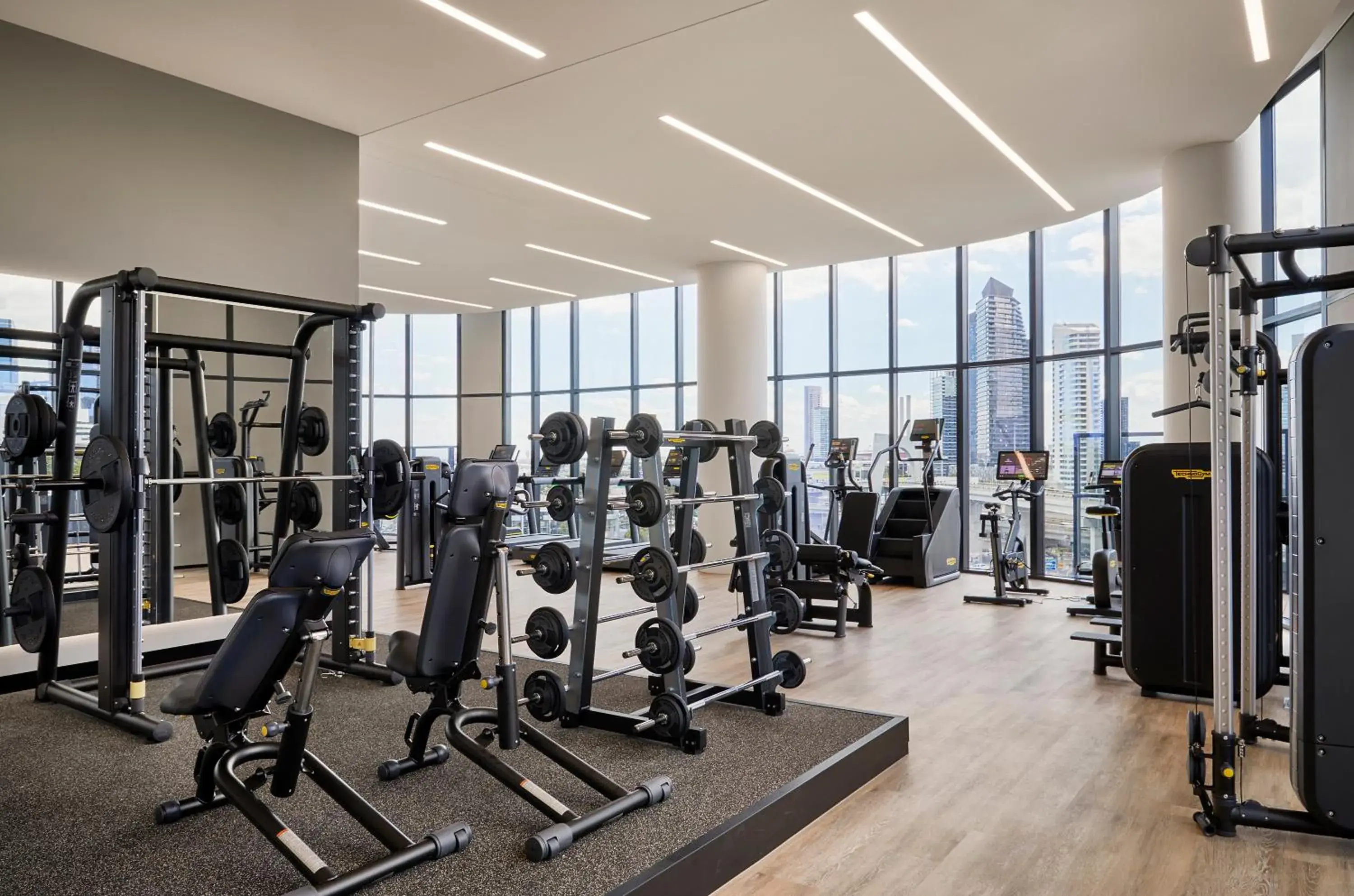 Fitness centre/facilities in Oakwood Premier Melbourne Fitness centre/facilities in Oakwood Premier Melbourne