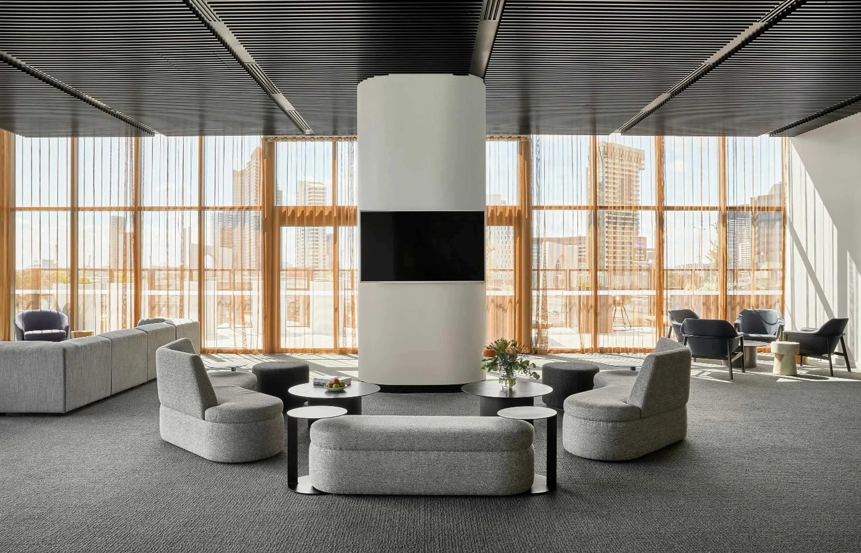 Communal lounge/ TV room in Oakwood Premier Melbourne